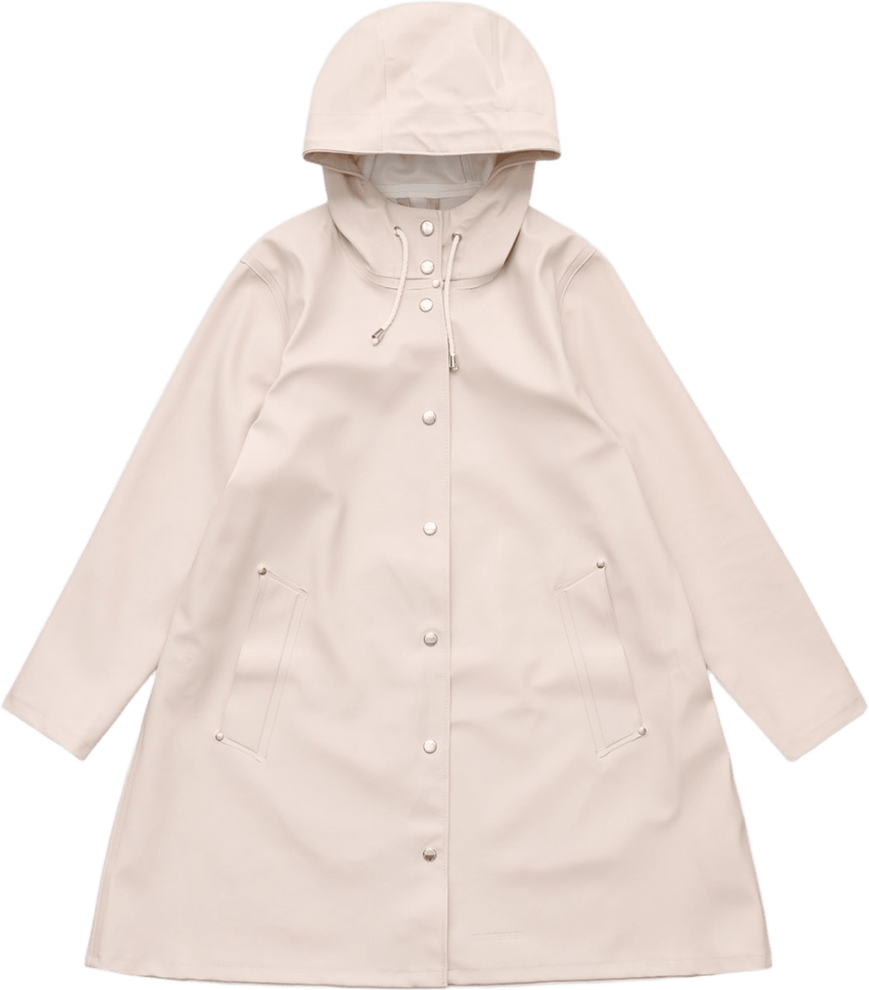 Mosebacke Raincoat, från Stutterheim, i färgen light sand.
