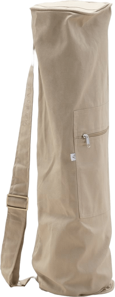 Yogaväska Yoga Mat Bag, från Yogiraj, i färgen beige.