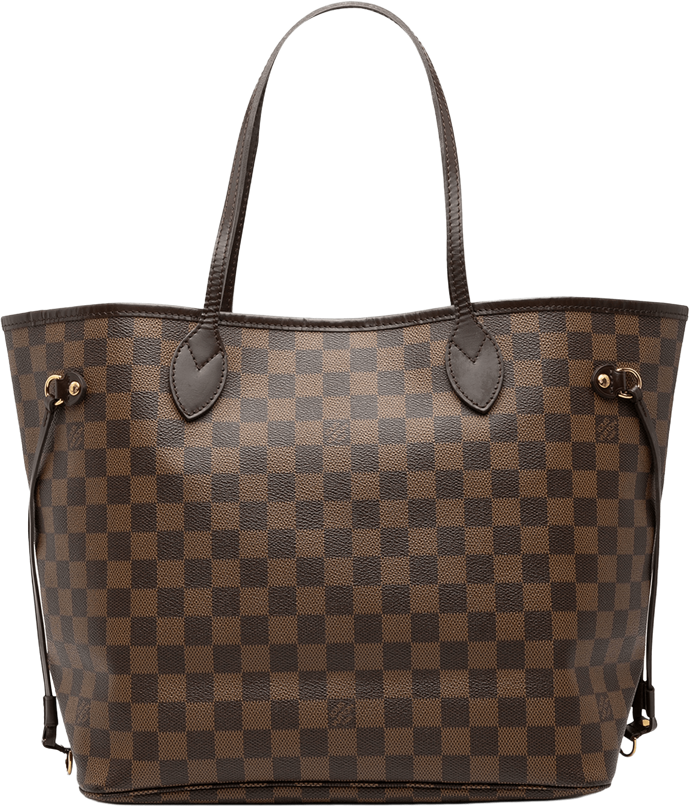 Louis Vuitton Damier Ebene Neverfull Mm, från Luxclusif, i färgen brown.