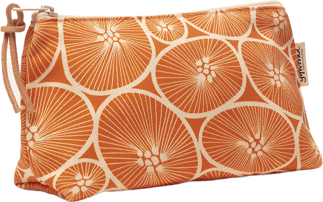 Necessär Korall, Medium, från Gyllstad, i färgen orange.