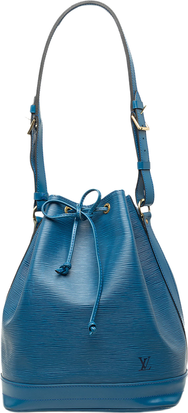 Louis Vuitton Epi Noe Gm, från Luxclusif, i färgen blå.
