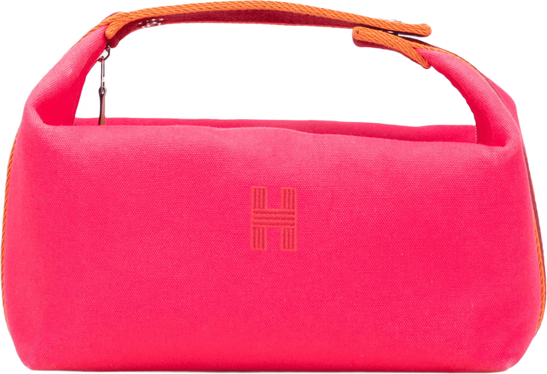 Hermès Large Canvas Bride A Brac, från Luxclusif, i färgen dark pink.
