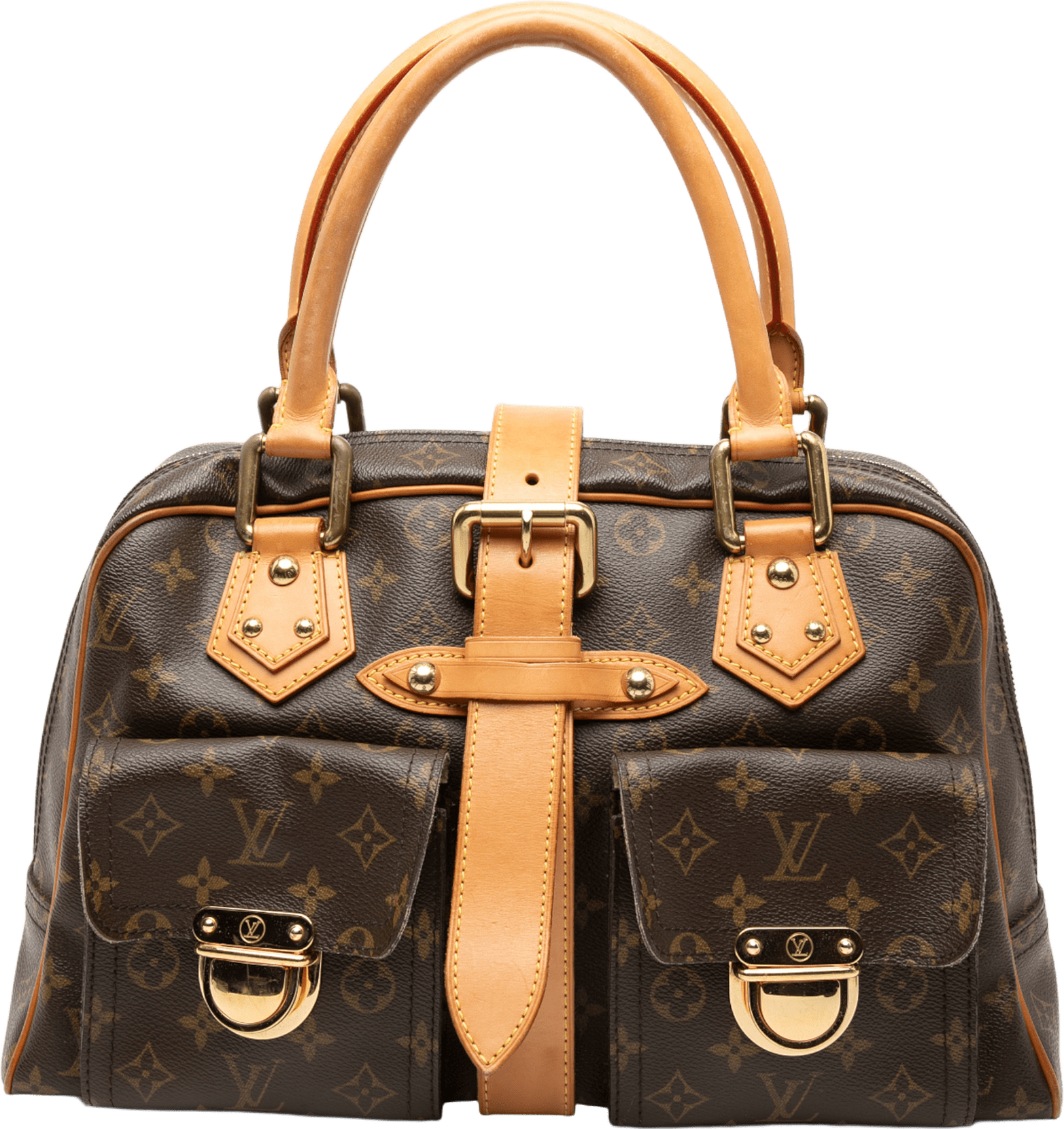 Louis Vuitton Monogram Manhattan Gm, från Luxclusif, i färgen brown.