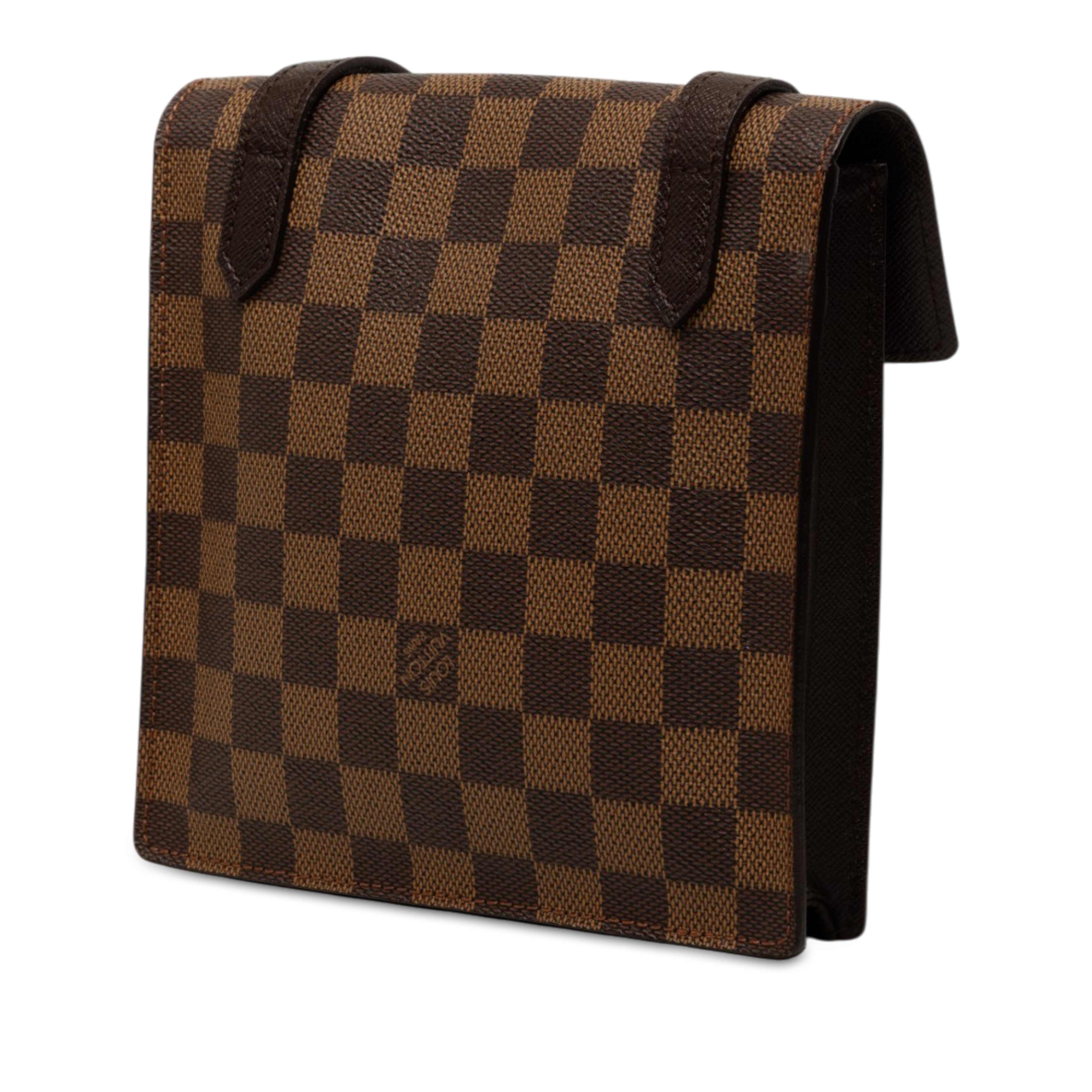 Louis Vuitton Damier Ebene Pimlico, från Luxclusif, i färgen brun. Klicka för att öppna bilden i stort format