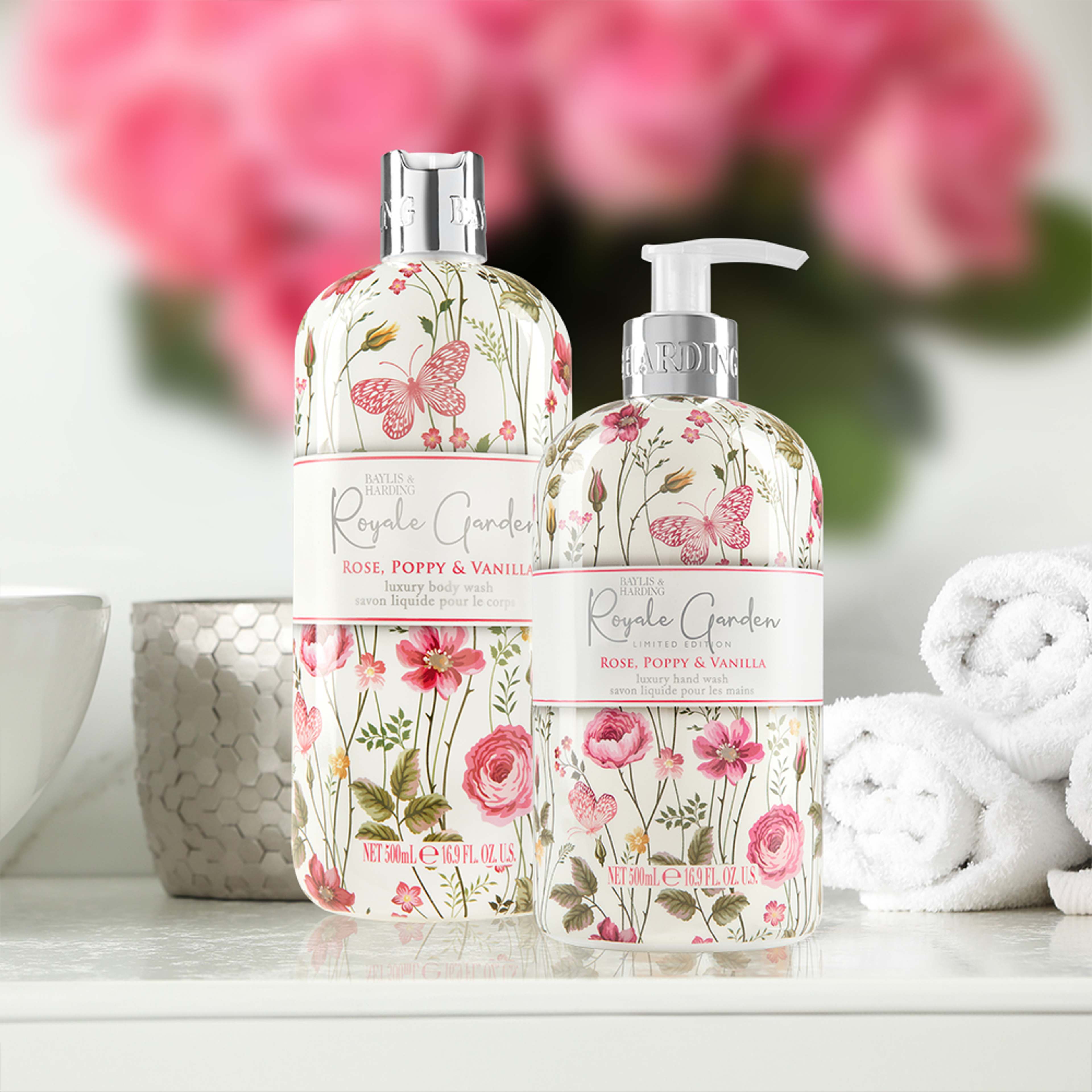 Rose, Poppy & Vanilla Hand Soap