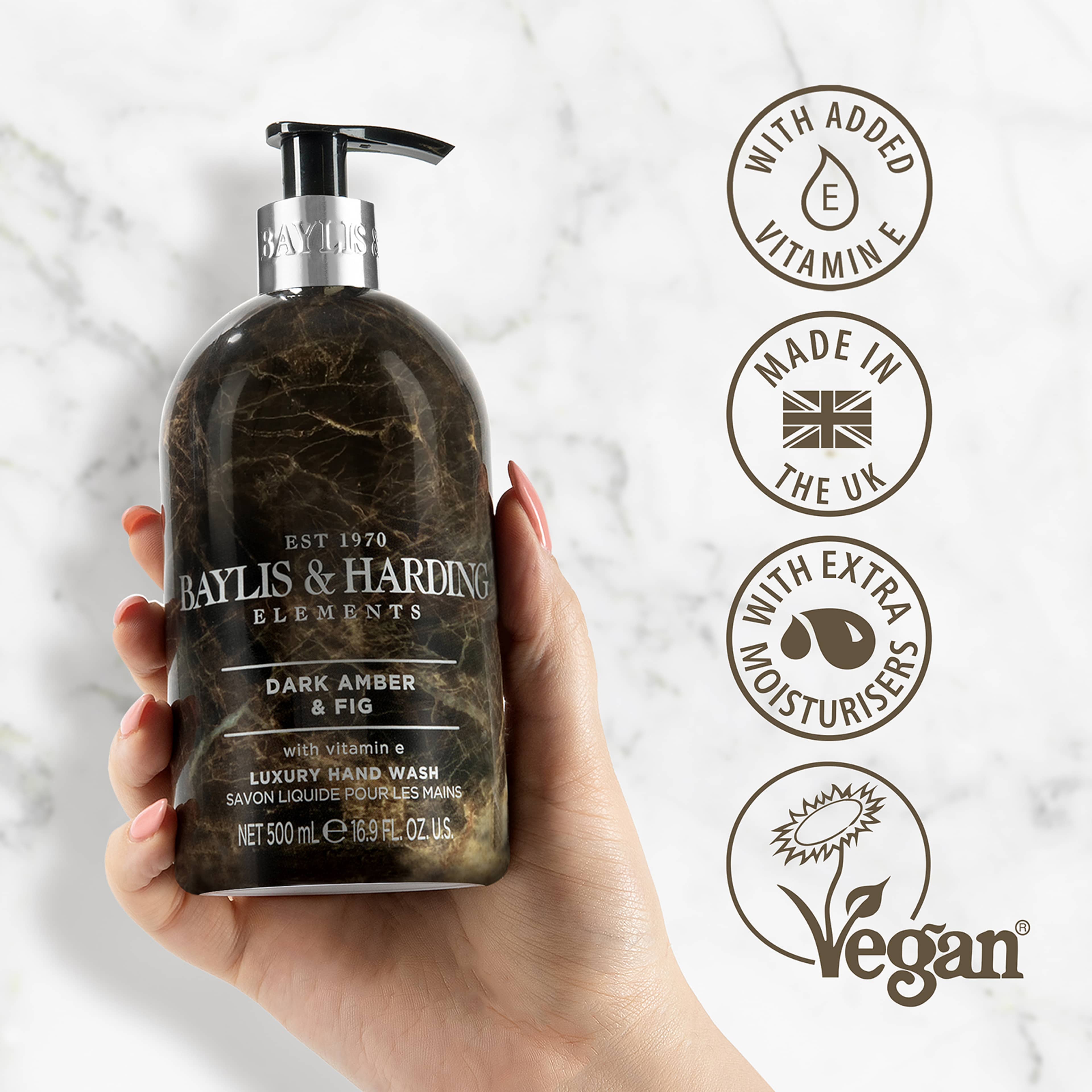 Elements Dark Amber & Fig Hand Wash