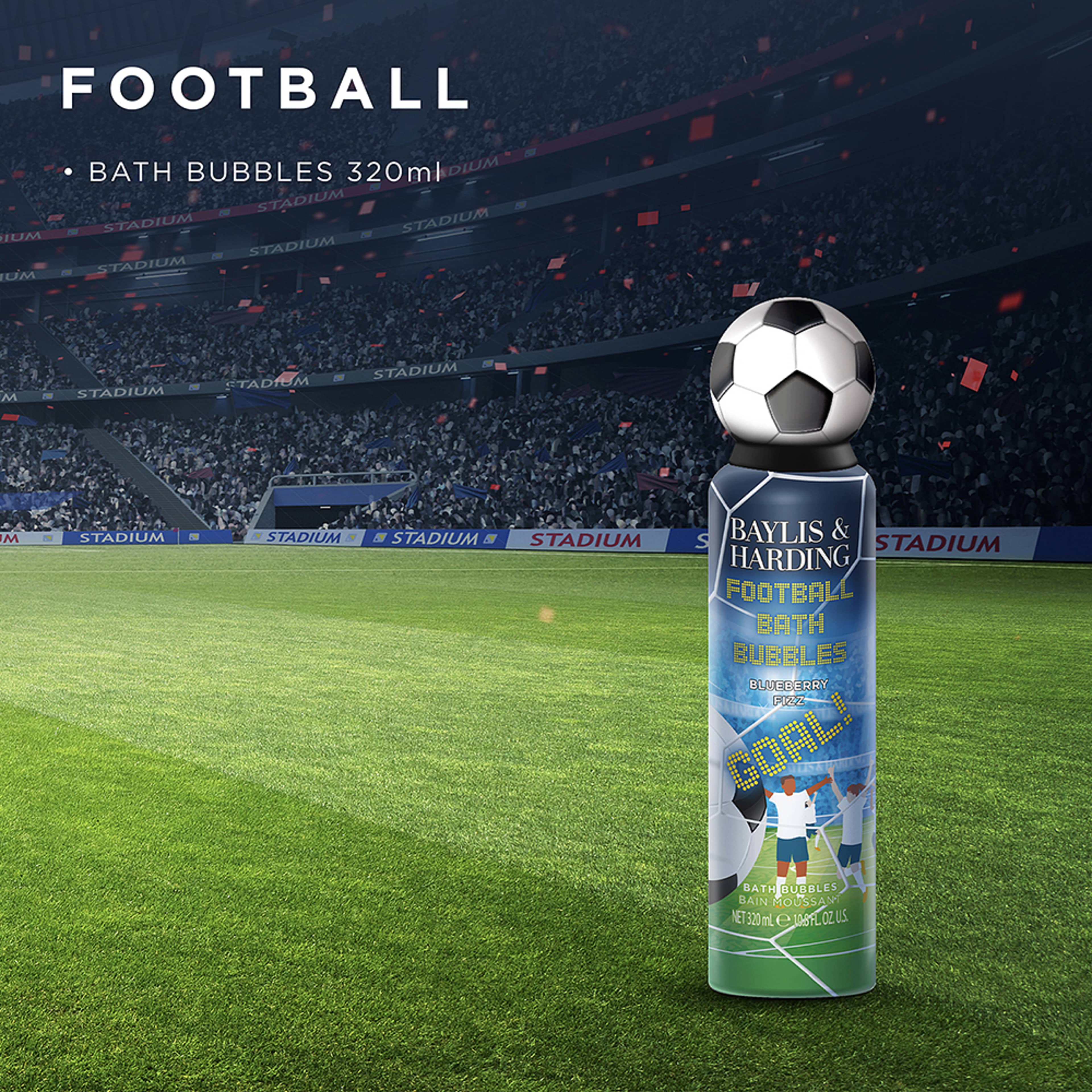 Football Post Match Bath Bubbles Gift, från Baylis & Harding. Klicka för att öppna bilden i stort format