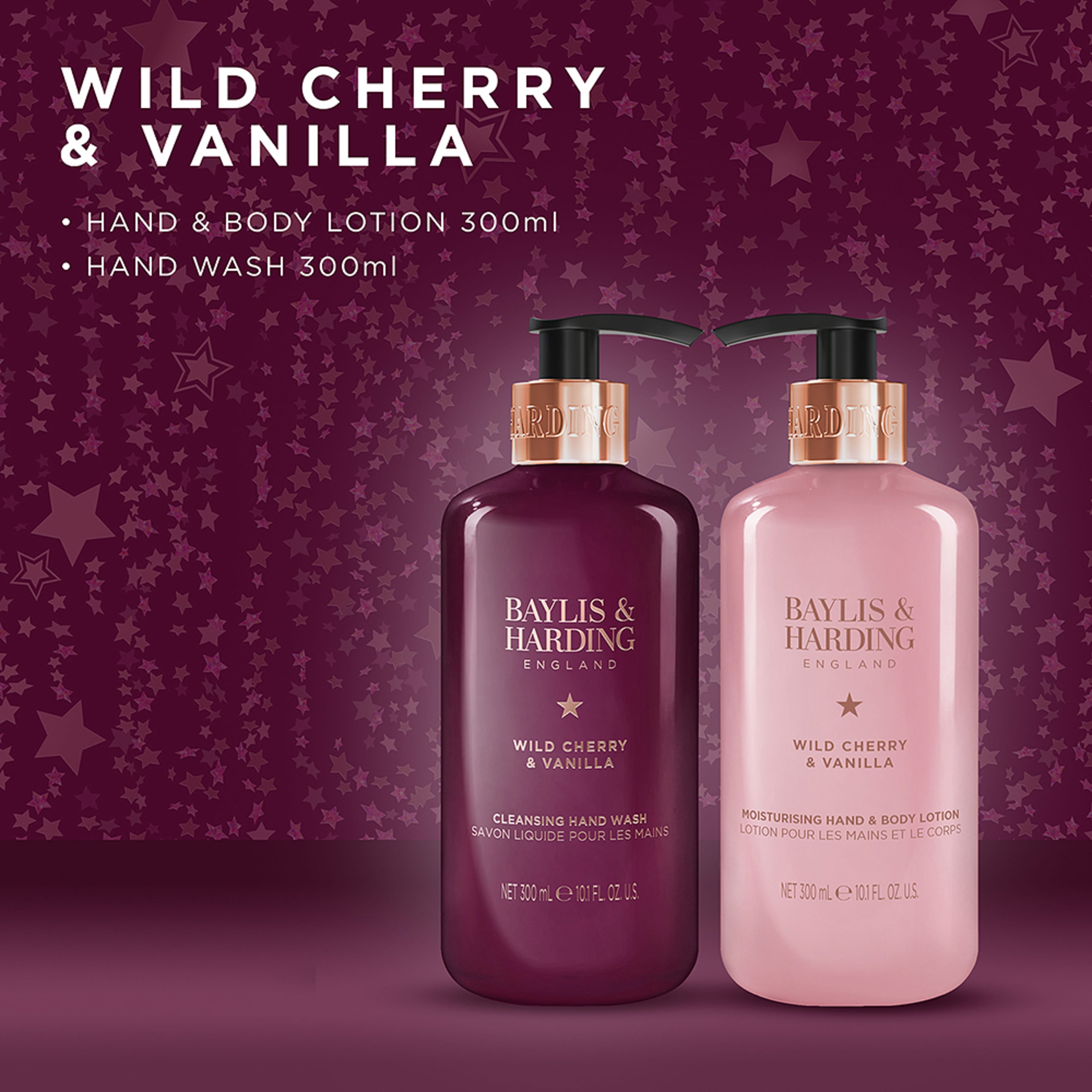 Wild Cherry & Vanilla Luxury Hand Care Gift Set, från Baylis & Harding. Klicka för att öppna bilden i stort format
