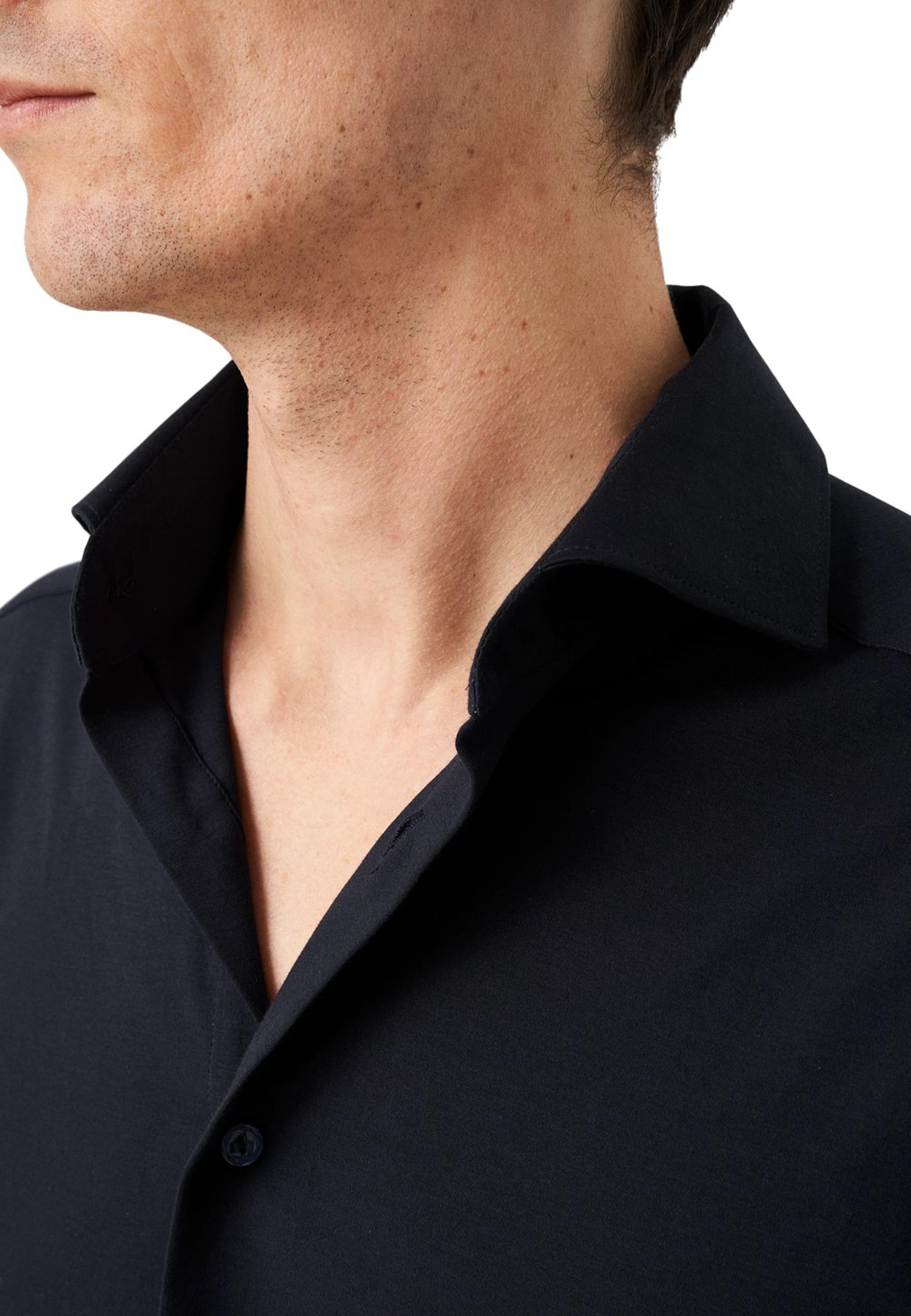Bomullsskjorta Med Fyrvägsstretch Slim Fit