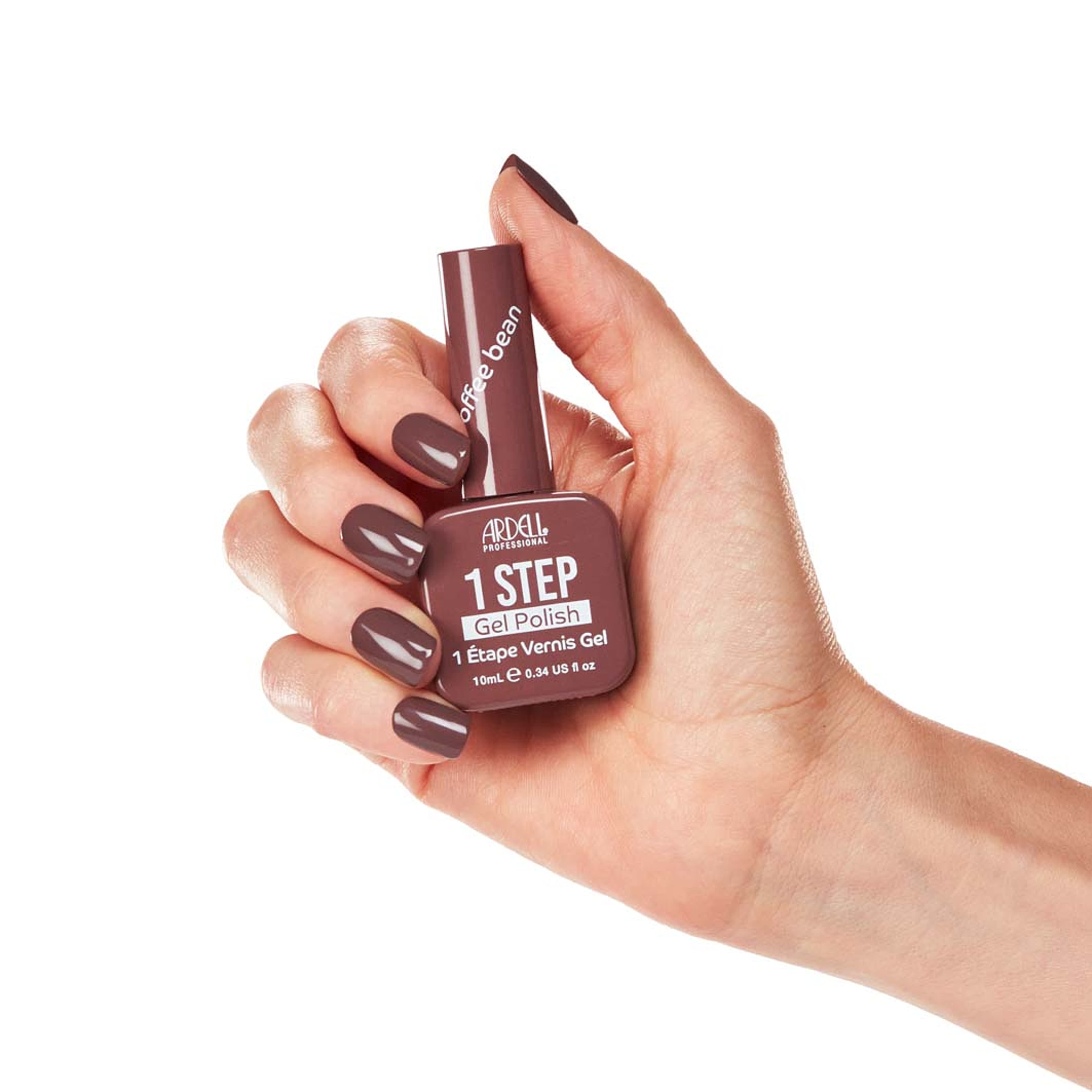 1 Step Gel Polish, från Ardell, i färgen Coffee Bean. Klicka för att öppna bilden i stort format