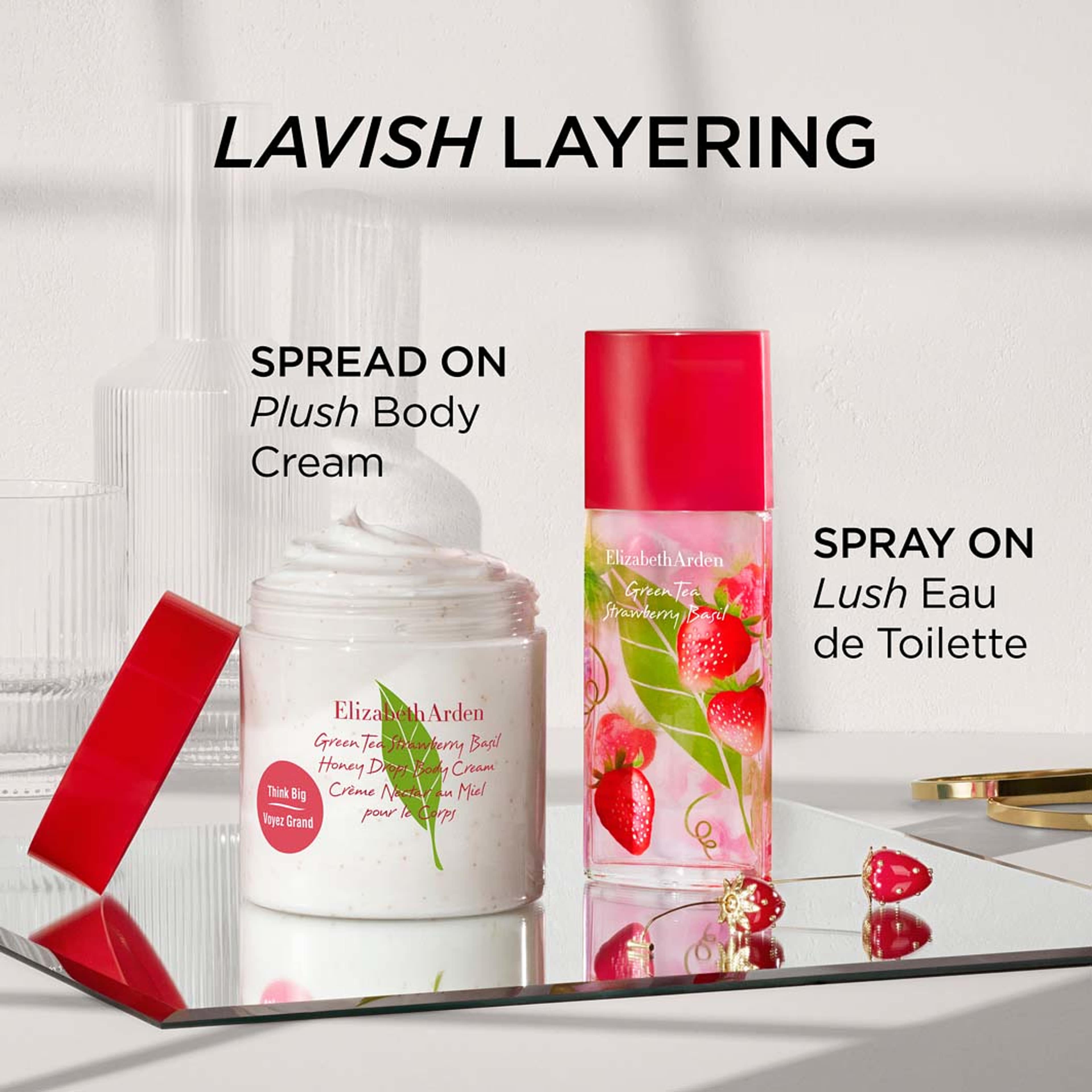 Green Tea Strawberry Basil Eau de toilette, från Elizabeth Arden. Klicka för att öppna bilden i stort format