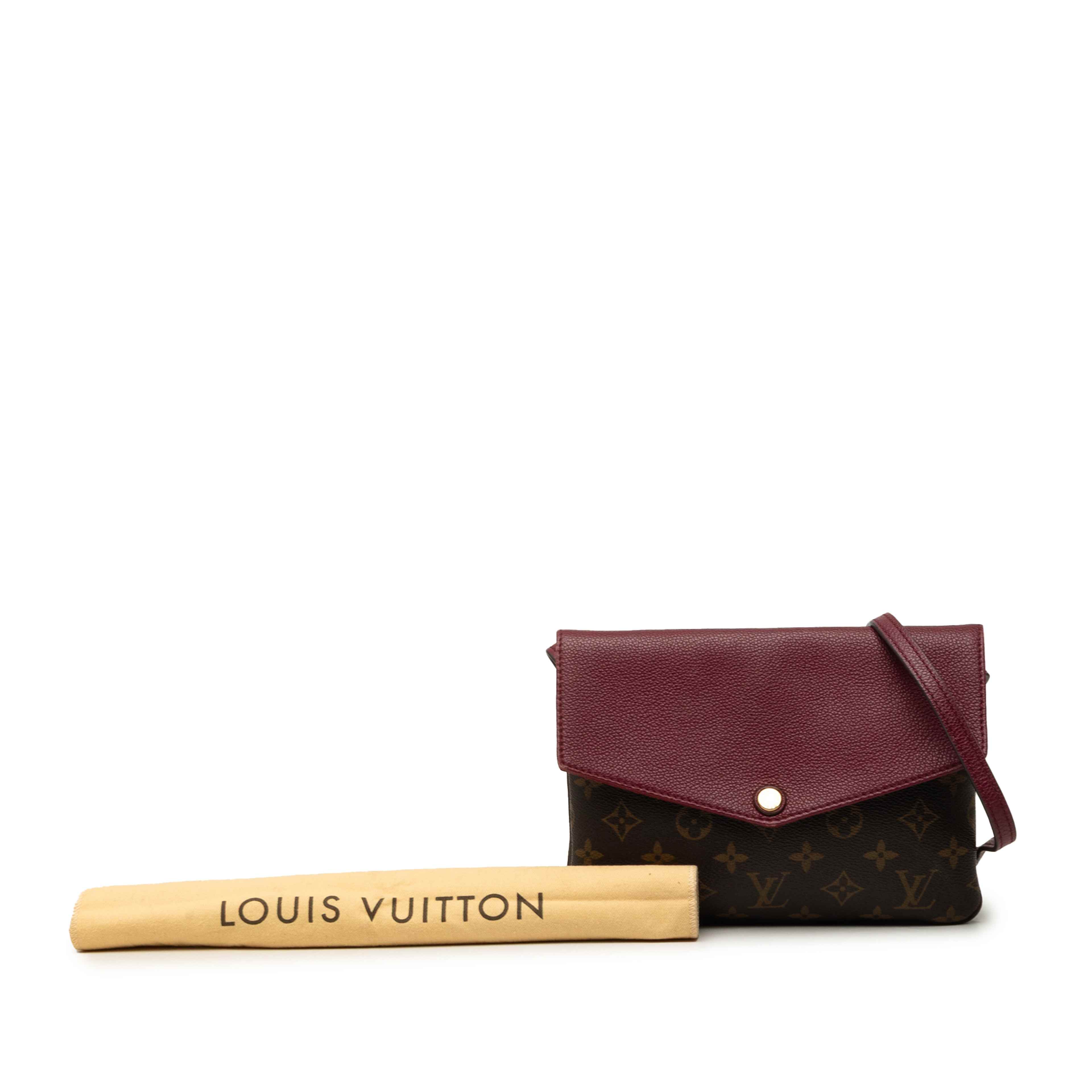 Louis Vuitton Monogram Twinset, från Luxclusif, i färgen brun. Klicka för att öppna bilden i stort format