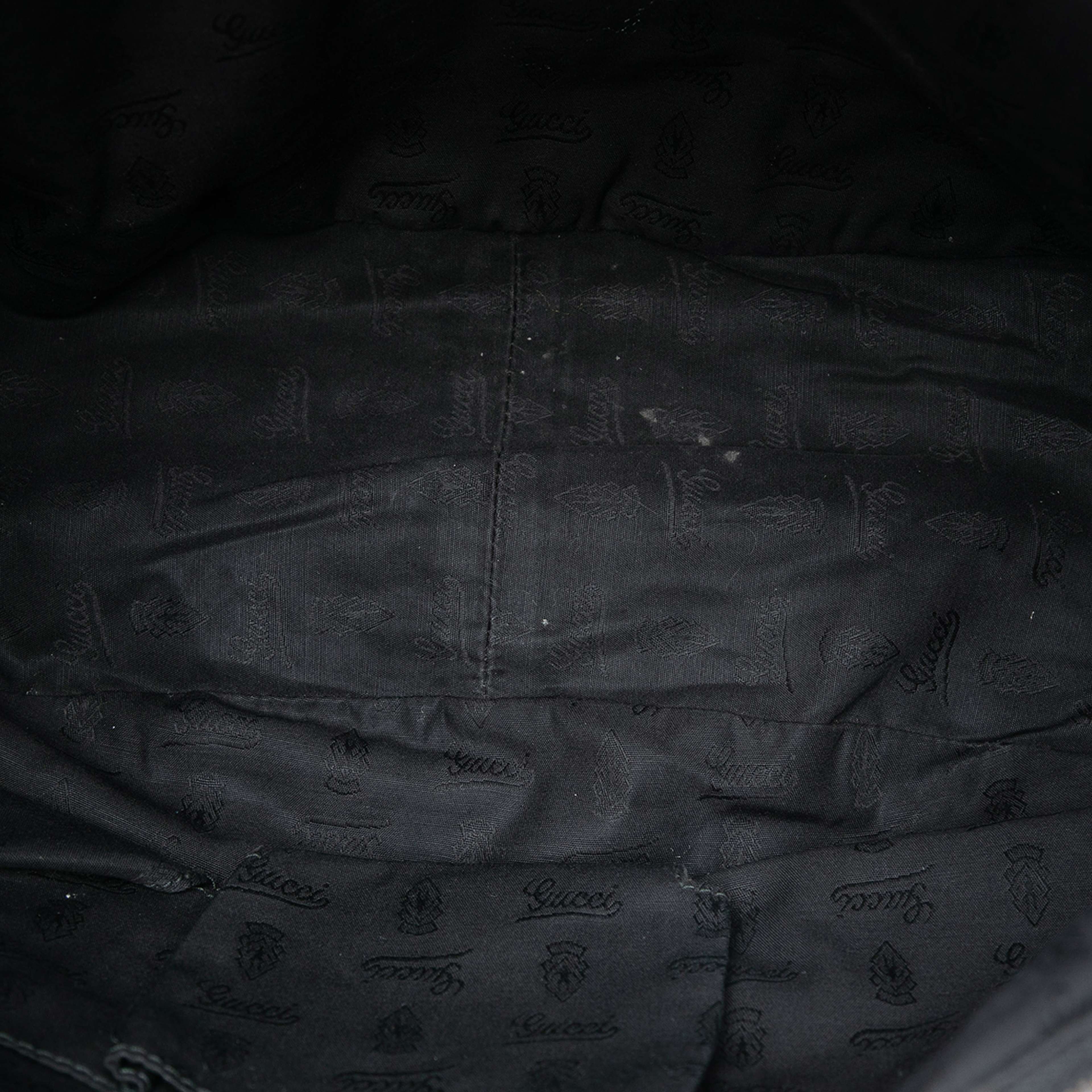 Gucci Guccissima Icon Bit Satchel, från Luxclusif, i färgen black. Klicka för att öppna bilden i stort format