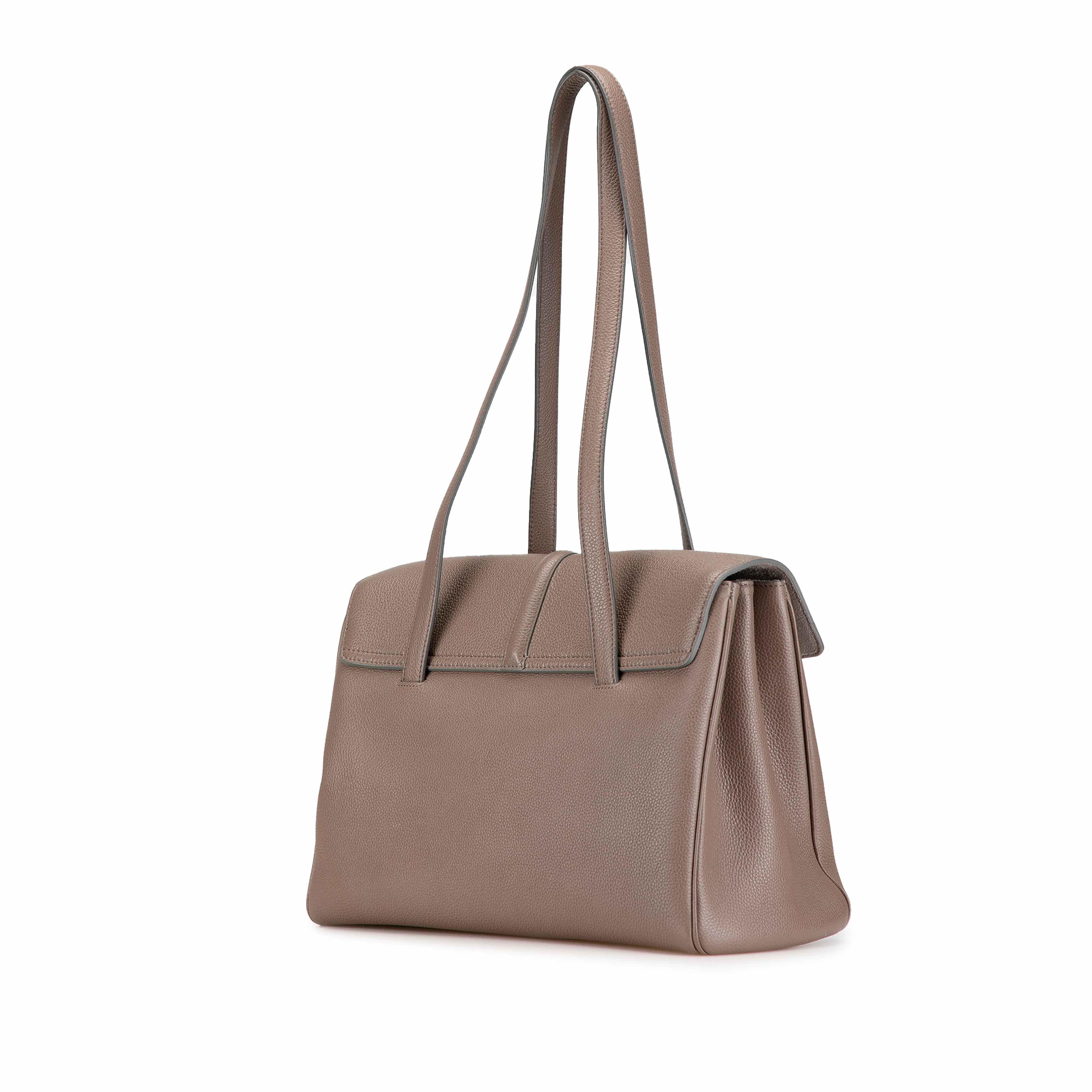 Celine Medium Grained Calfskin Soft 16 Shoulder Bag