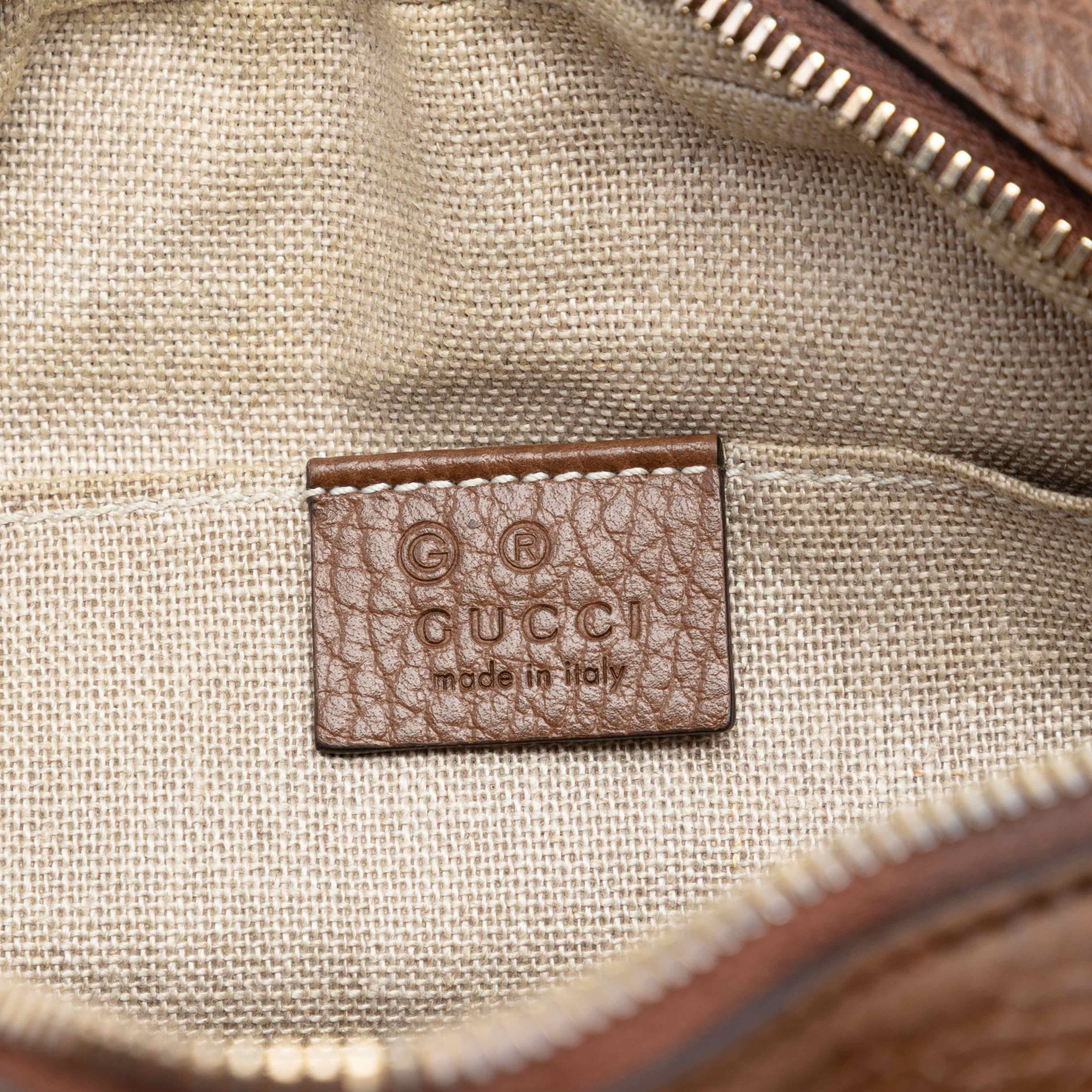 Gucci Gg Canvas Bree Crossbody, från Luxclusif, i färgen beige. Klicka för att öppna bilden i stort format