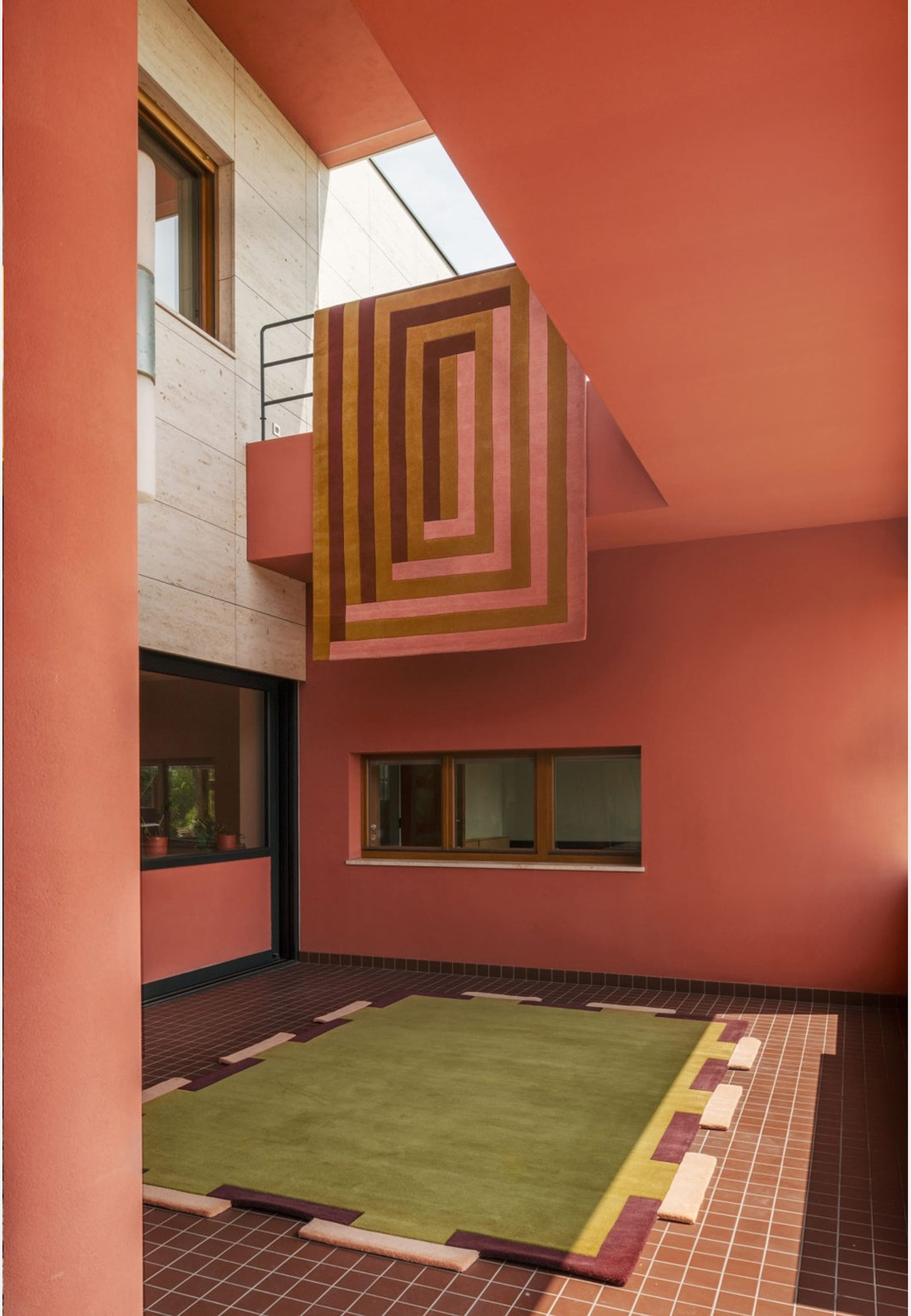 Teklan Fregio Olive Blush, från Layered, i färgen olive blush. Klicka för att öppna bilden i stort format