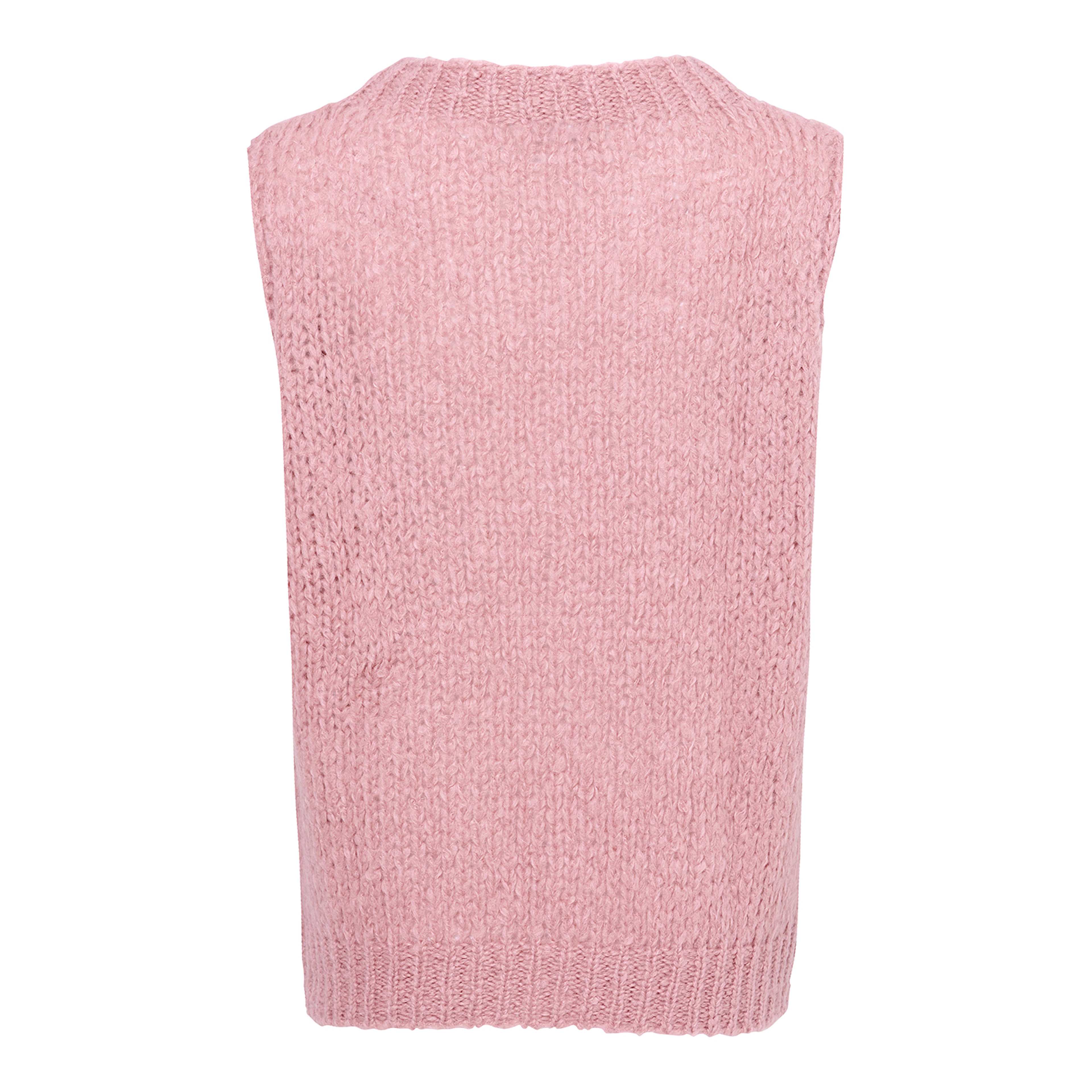 Kala Knit Vest - Old Rose, från Noella, i färgen old rose. Klicka för att öppna bilden i stort format