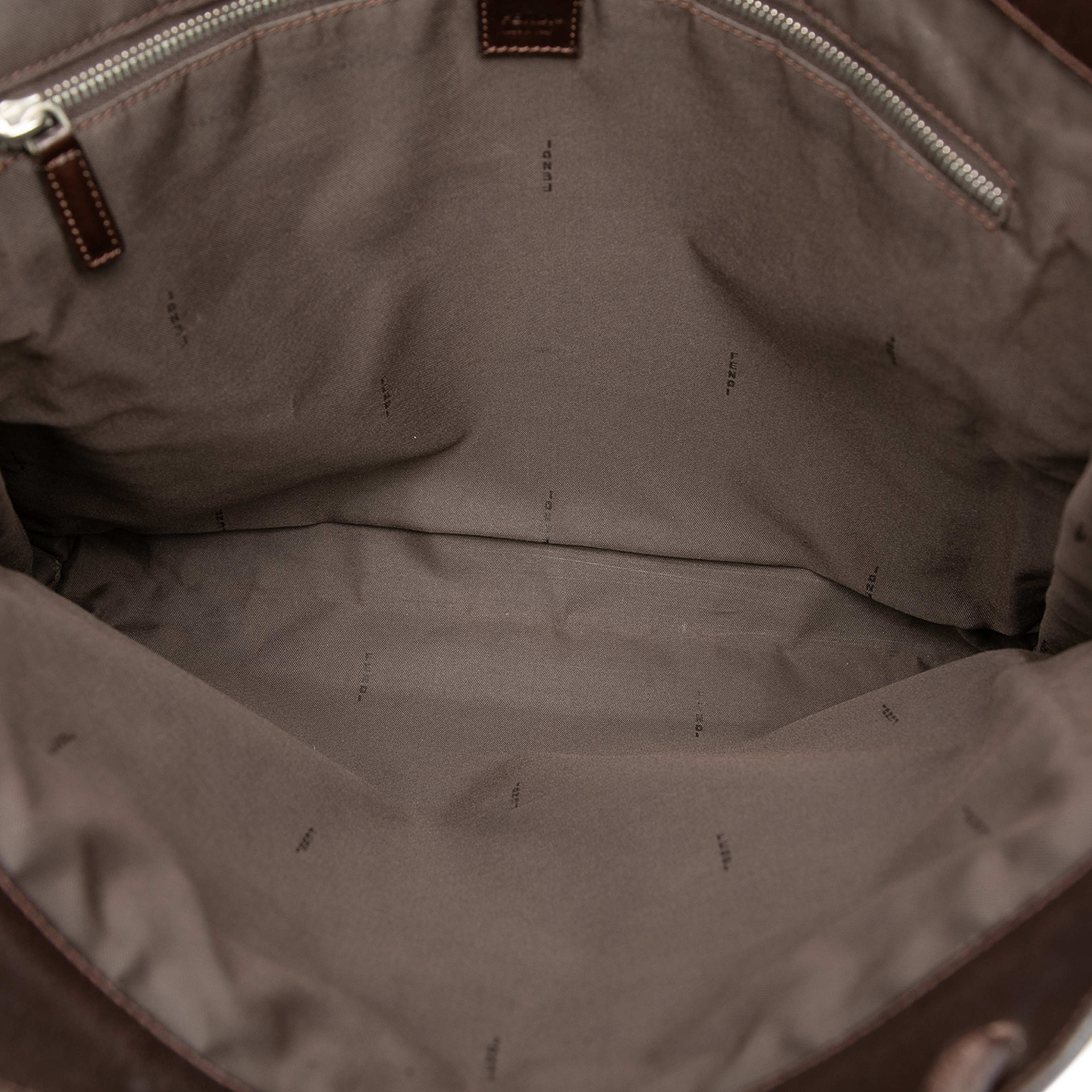 Fendi Zucca Canvas Tote, från Luxclusif, i färgen brown. Klicka för att öppna bilden i stort format