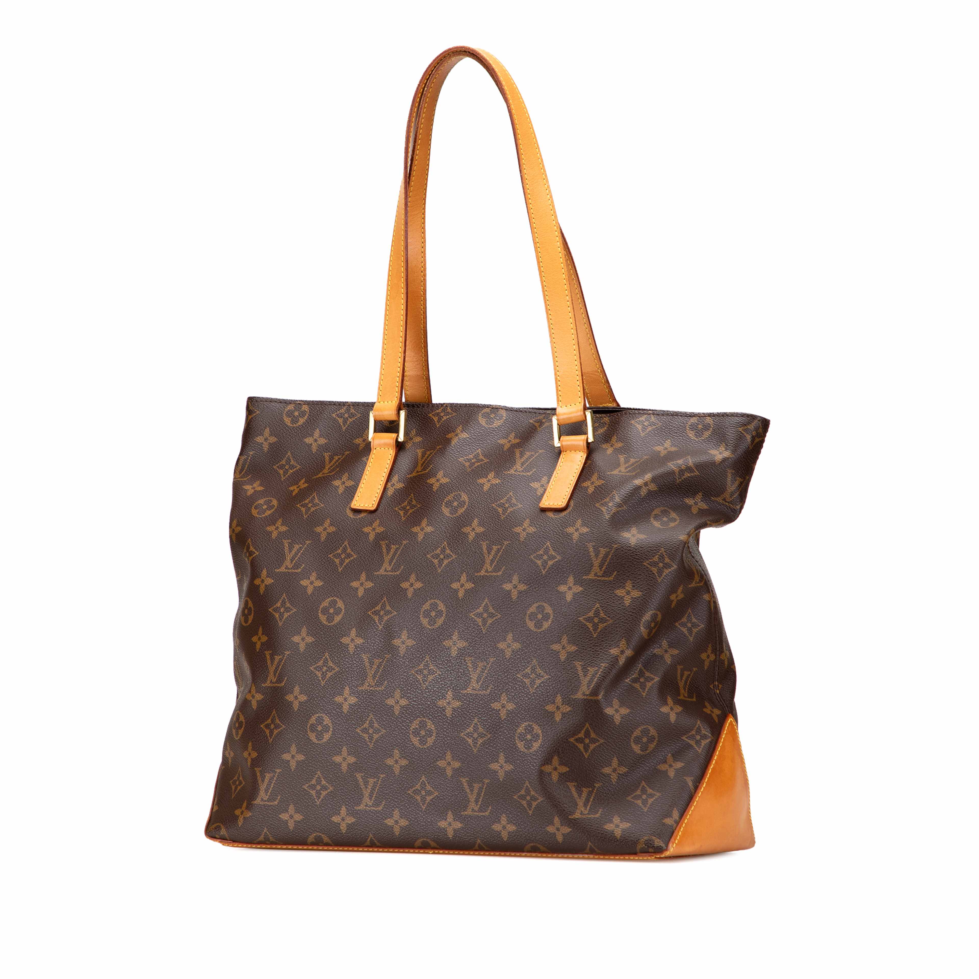 Louis Vuitton Monogram Cabas Mezzo, från Luxclusif, i färgen brown. Klicka för att öppna bilden i stort format