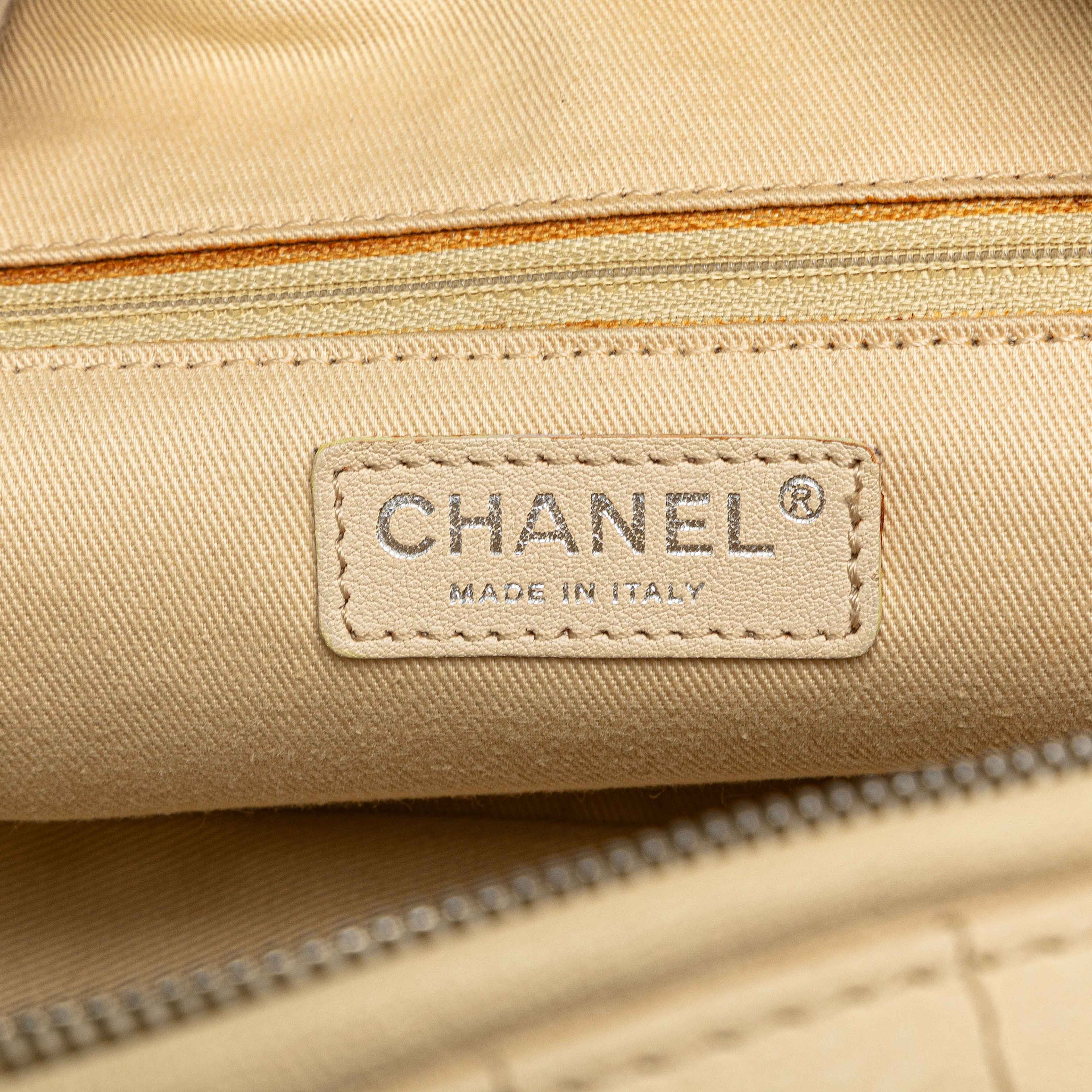 Chanel Goatskin Square Stitch Essential Bowler