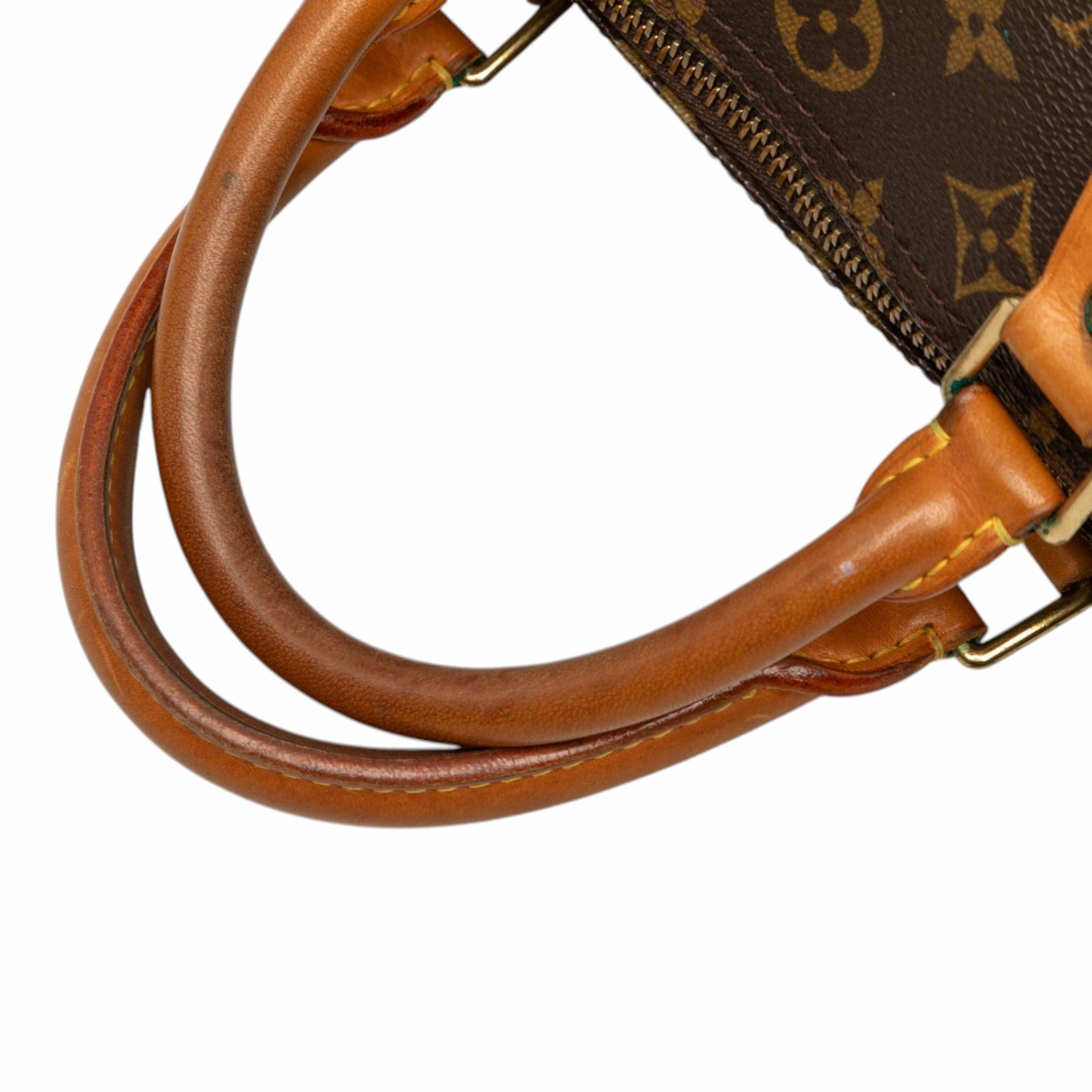 Louis Vuitton Monogram Speedy 30, från Luxclusif, i färgen brun. Klicka för att öppna bilden i stort format