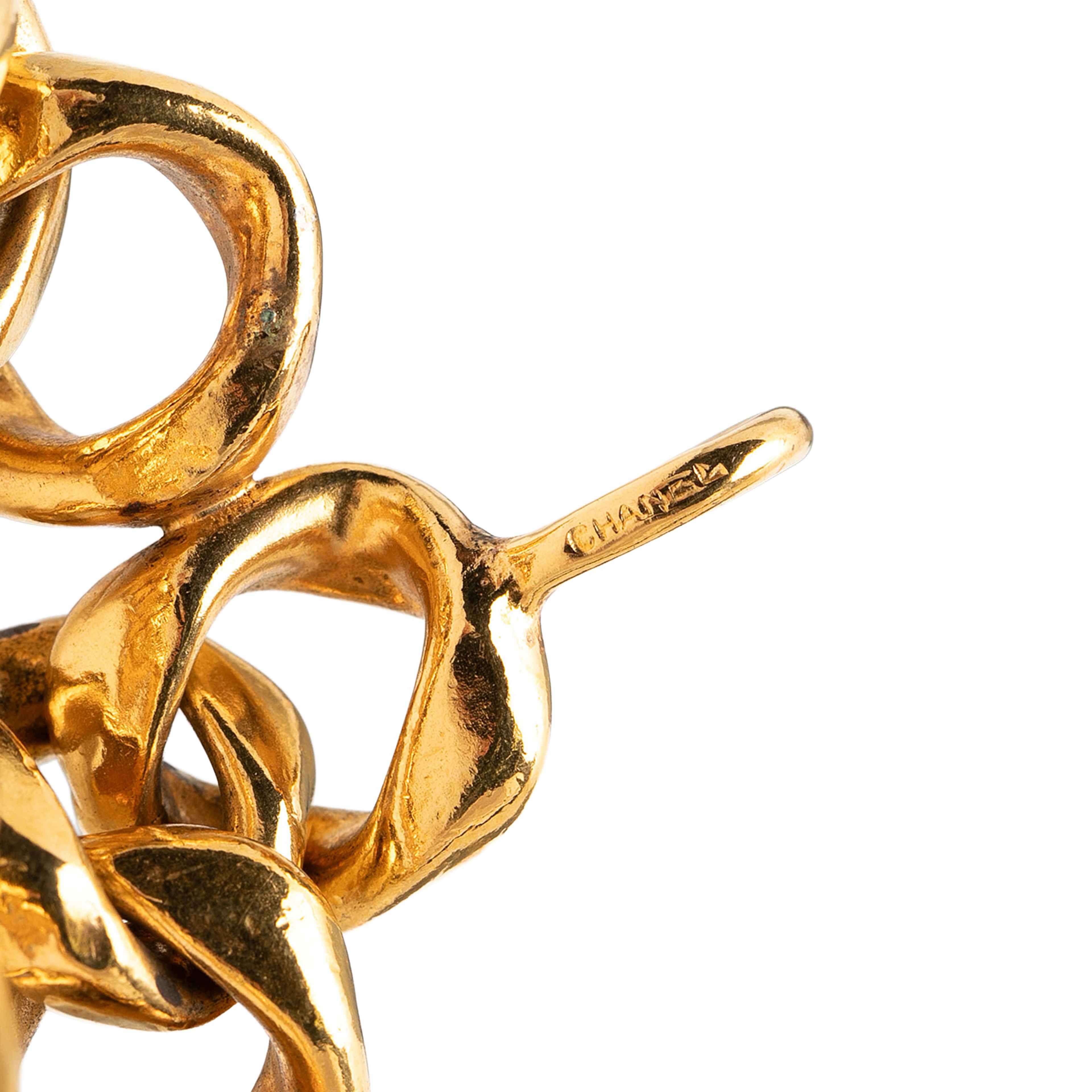 Chanel Gold Plated Perfume Bottle Chain Belt, från Luxclusif, i färgen guld. Klicka för att öppna bilden i stort format