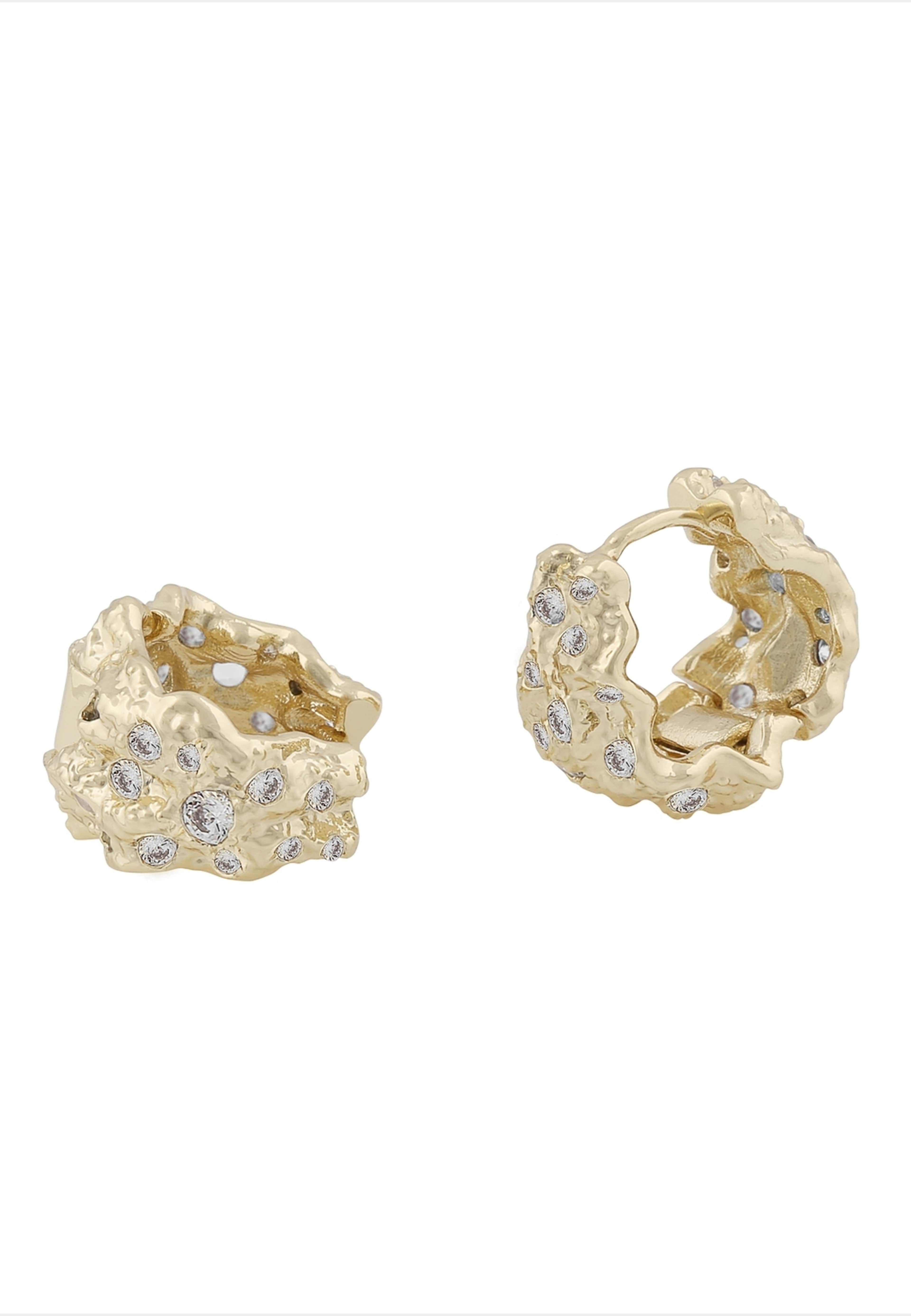 Brittany Stone Oval Ring Ear
