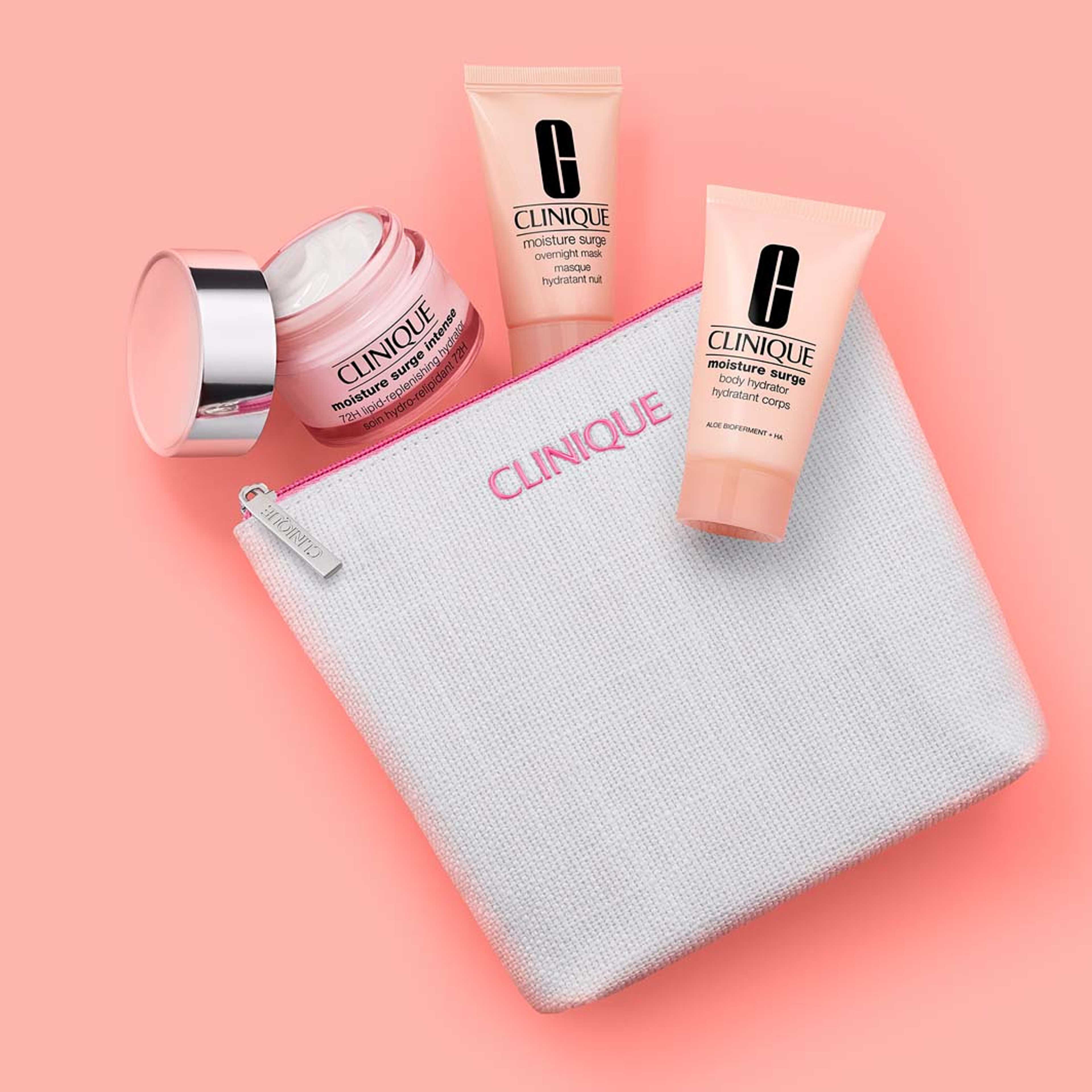 All Over Hydration Skincare Moisture Surge Set, från Clinique. Klicka för att öppna bilden i stort format