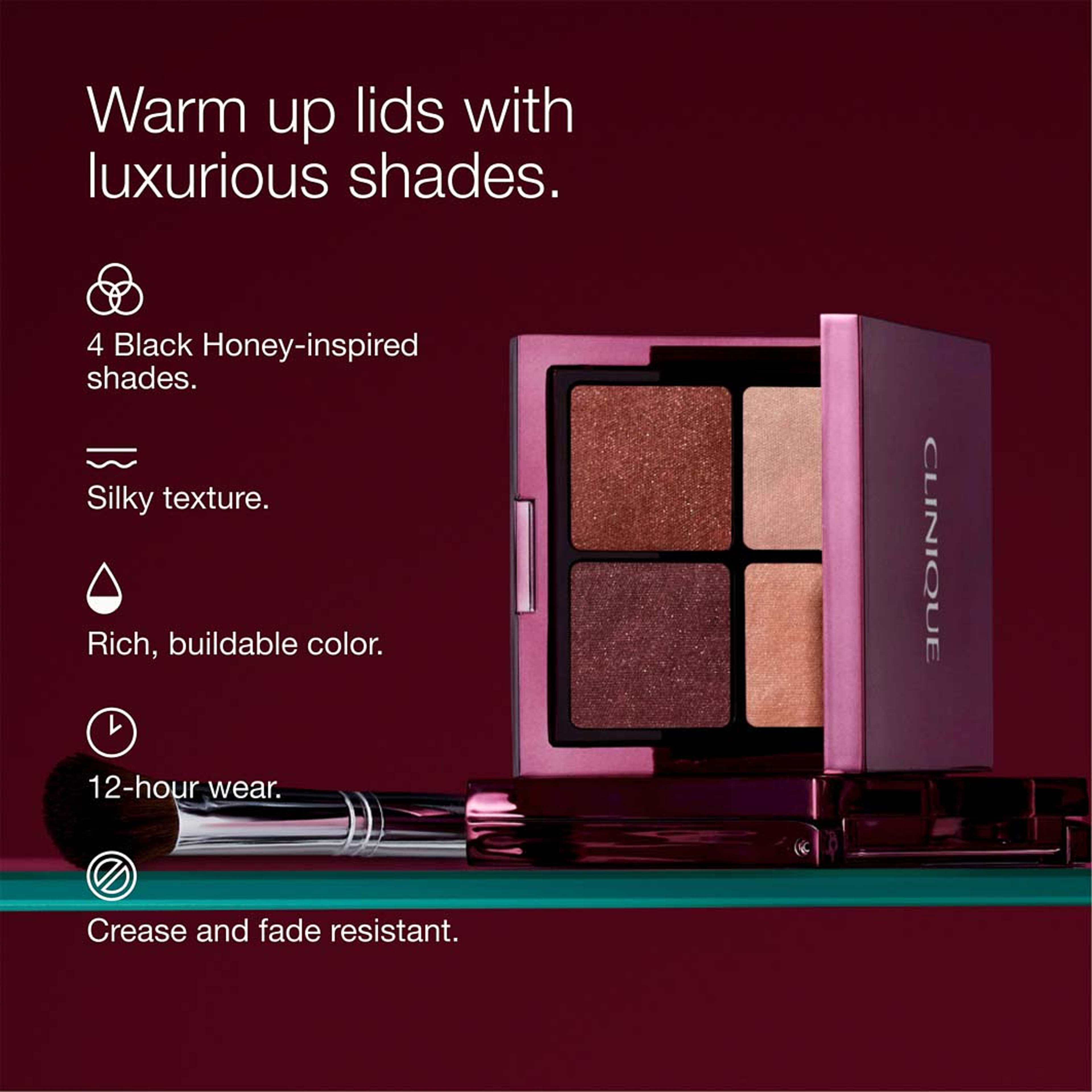 All About Shadow Eyeshadow Palette, från Clinique, i färgen Black Honey. Klicka för att öppna bilden i stort format
