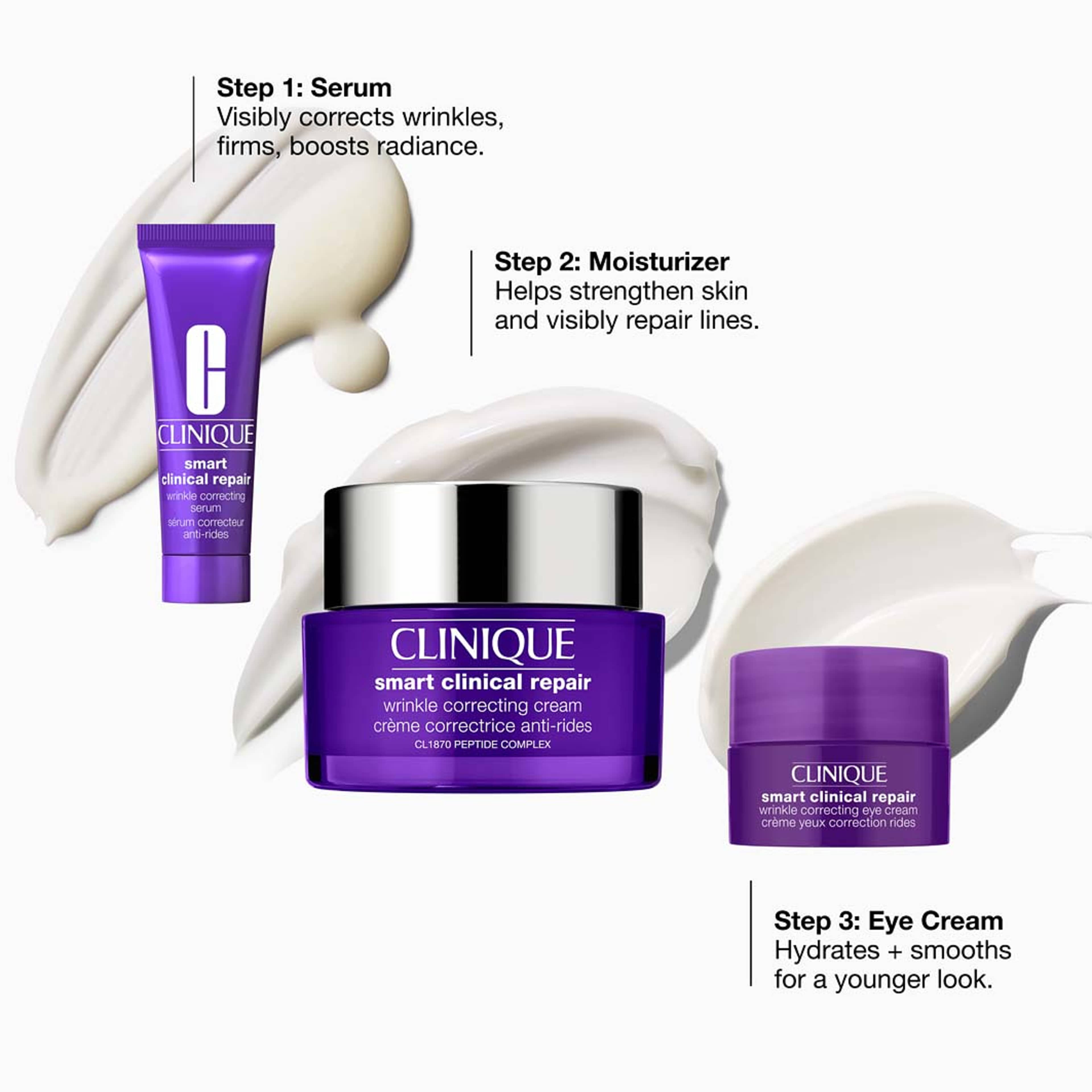 Wrinkle-Correcting Routine Set, från Clinique. Klicka för att öppna bilden i stort format