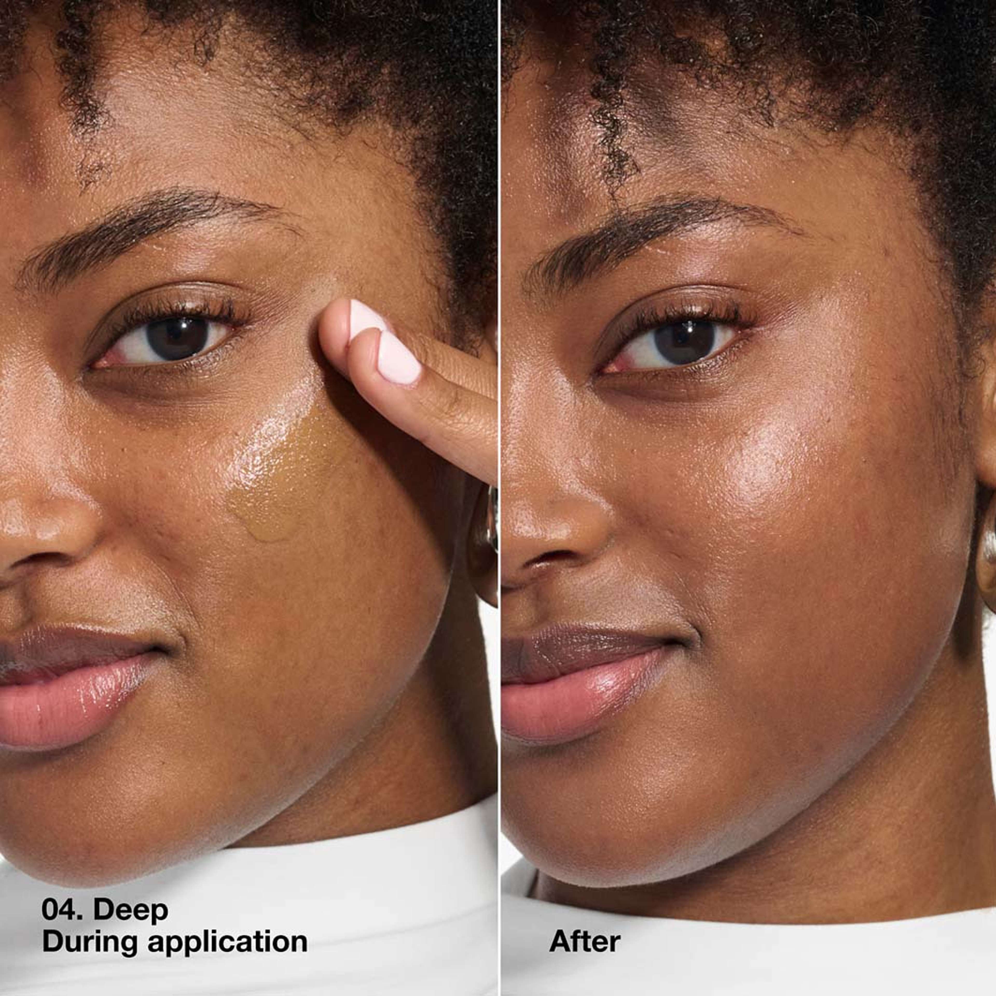 UV Solutions Brightening + Tinted Sunscreen SPF 50, från Clinique, i färgen Deep. Klicka för att öppna bilden i stort format