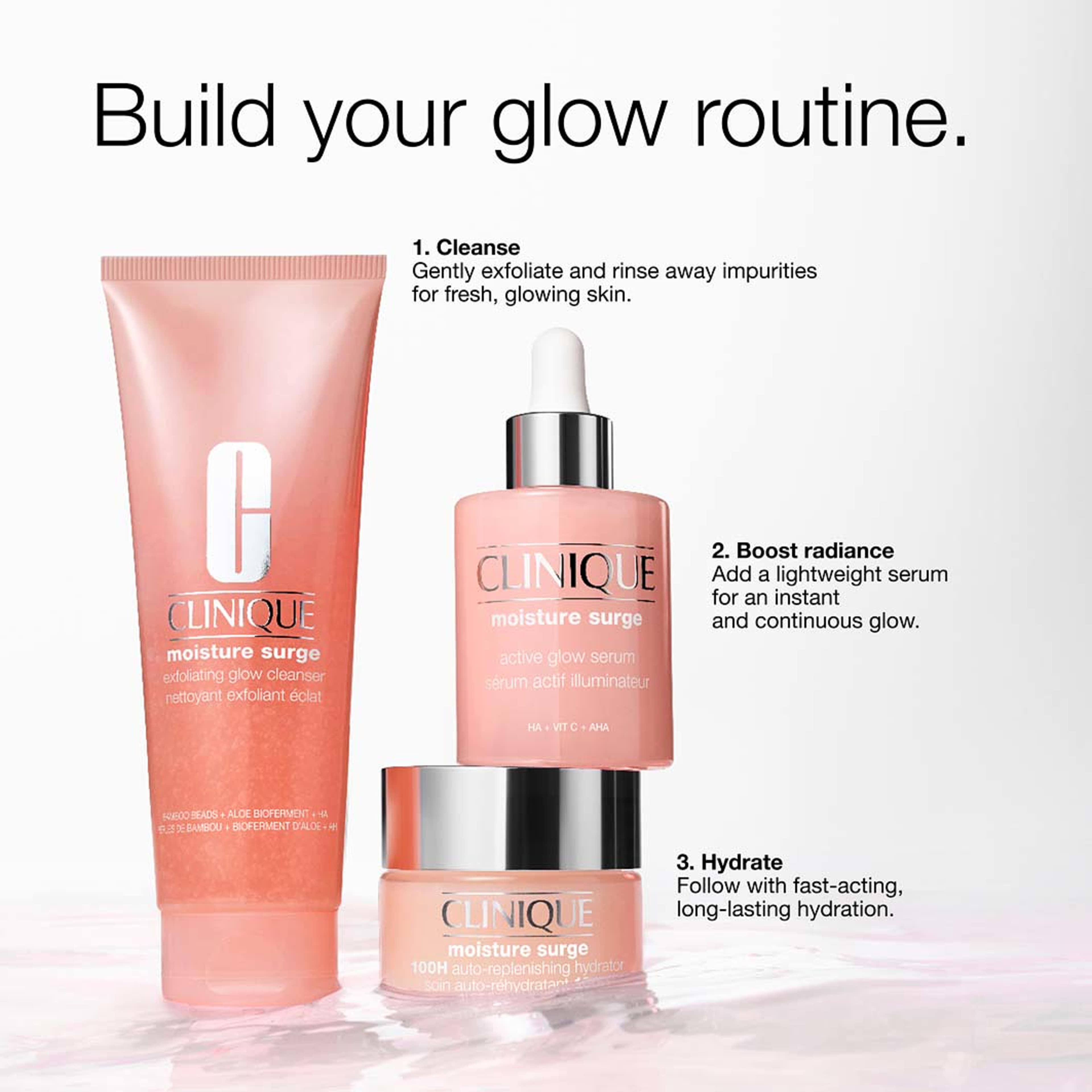 Moisture Surge Exfoliating Glow Cleanser, från Clinique. Klicka för att öppna bilden i stort format