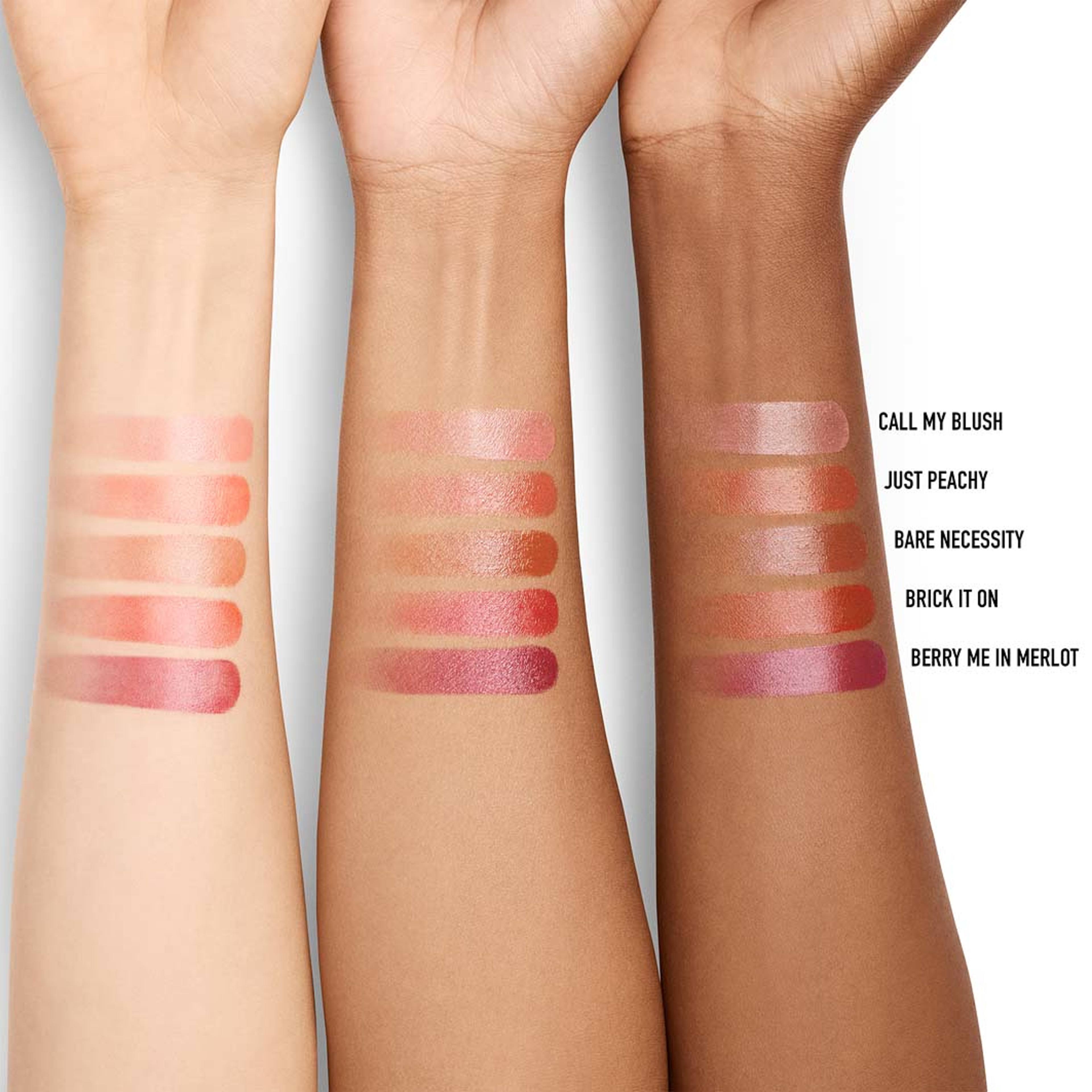 Gen Nude Dew in One Cheek & Lip Stick, från bareMinerals, i färgen Call My Blush. Klicka för att öppna bilden i stort format