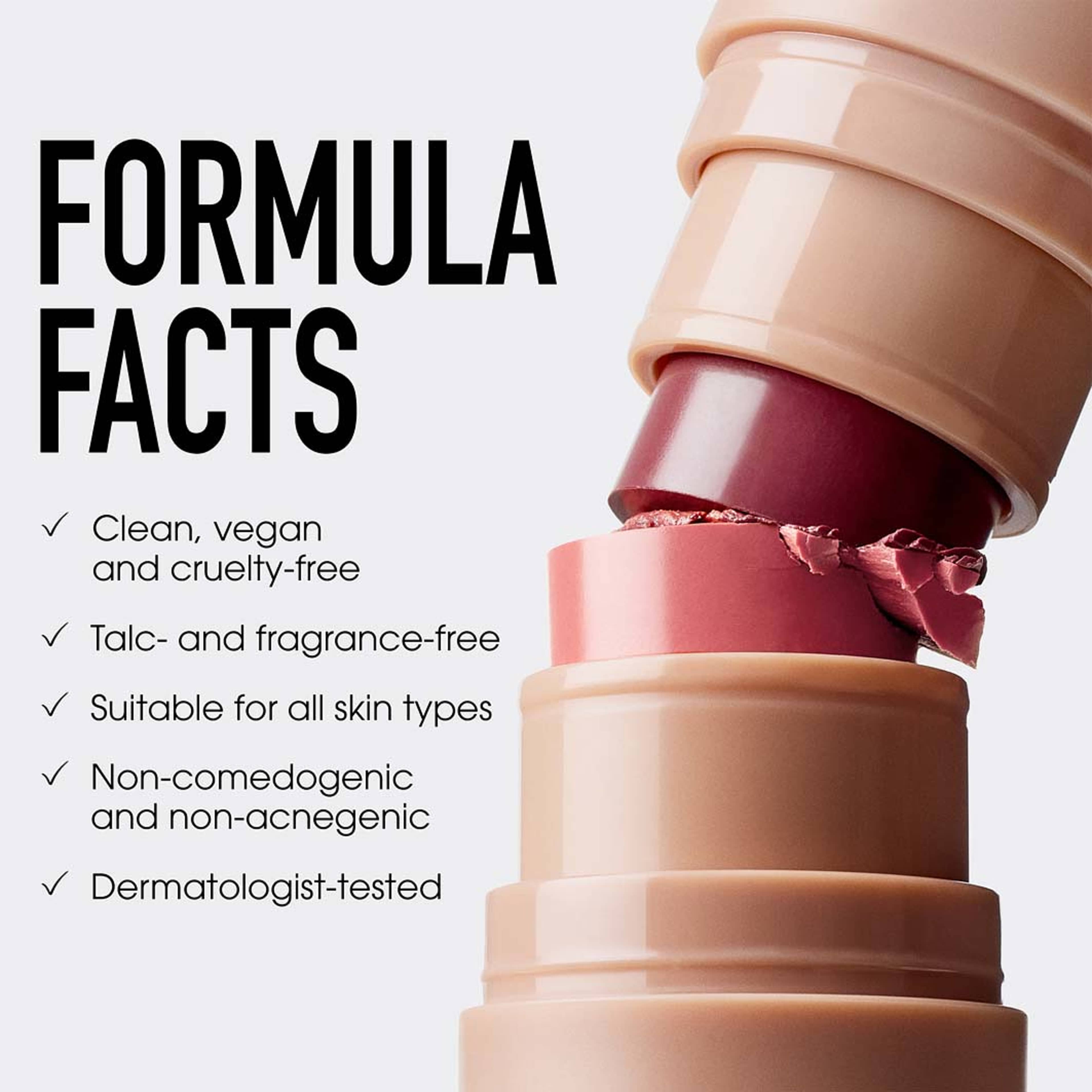Gen Nude Dew in One Cheek & Lip Stick, från bareMinerals, i färgen Call My Blush. Klicka för att öppna bilden i stort format