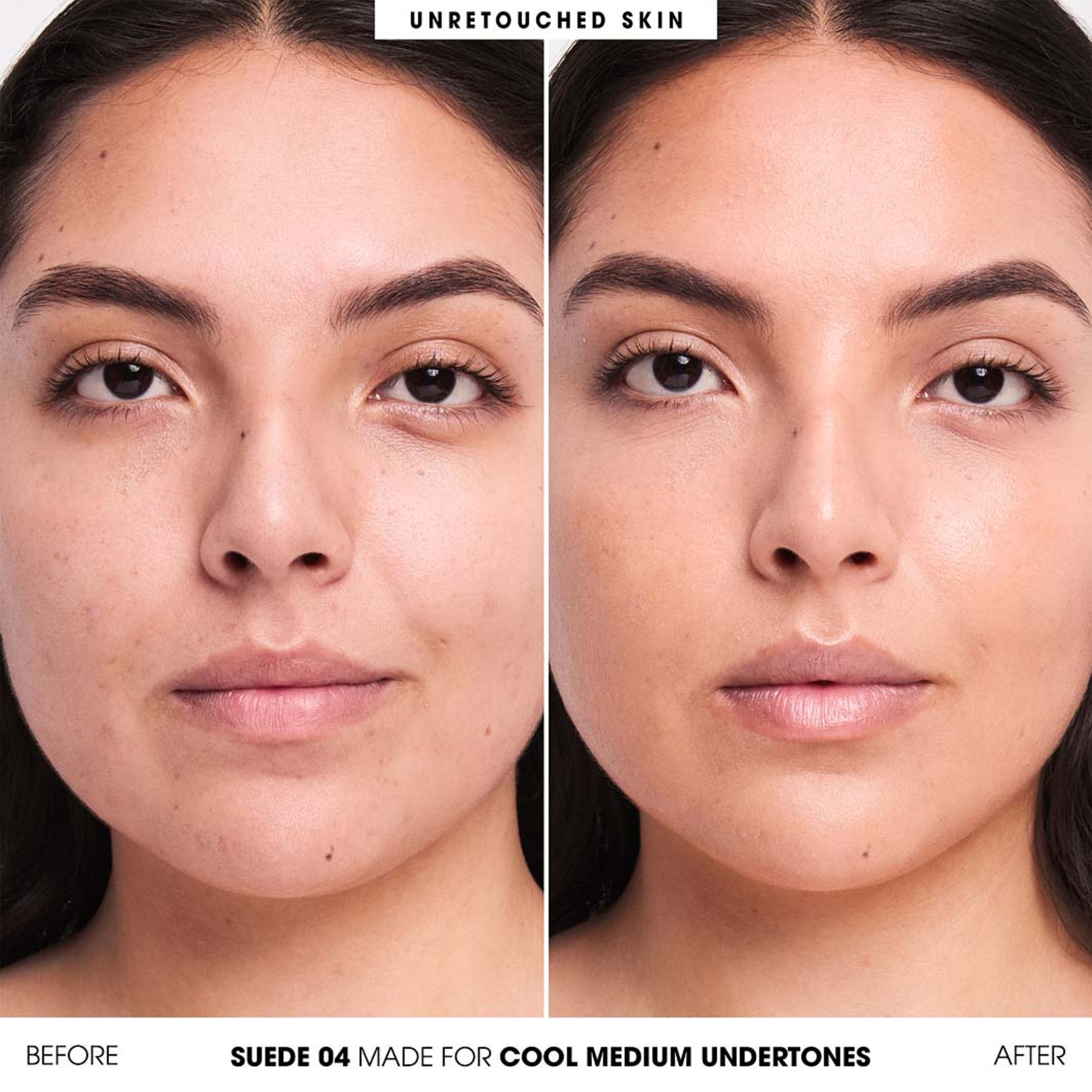 Complexion Rescue Luminous Skin Tint Stick, från bareMinerals, i färgen Suede. Klicka för att öppna bilden i stort format
