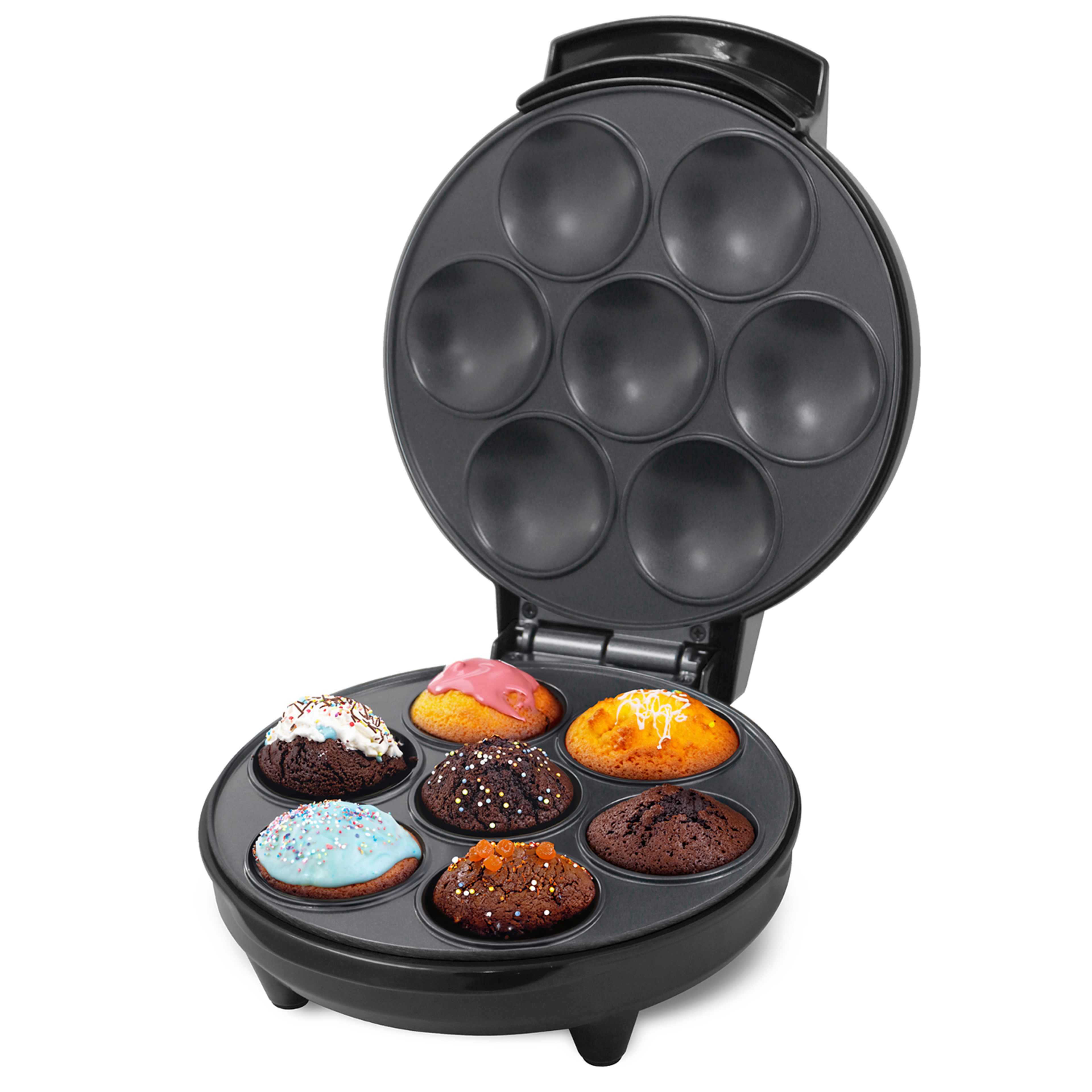 Muffin Maker Ceramic 7 Muffins 700w Mm400 Svart