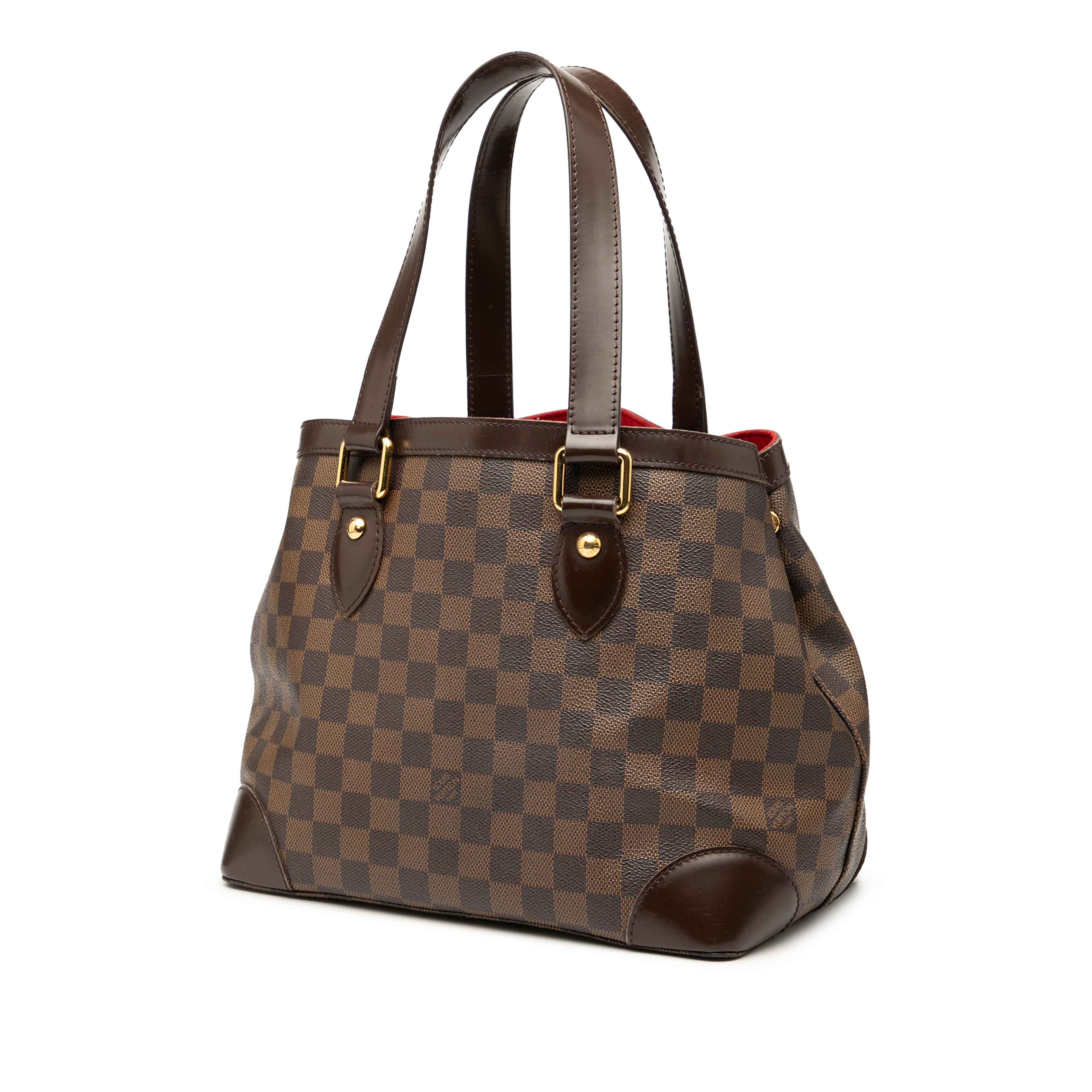 Louis Vuitton Damier Ebene Hampstead Pm, från Luxclusif, i färgen brown. Klicka för att öppna bilden i stort format