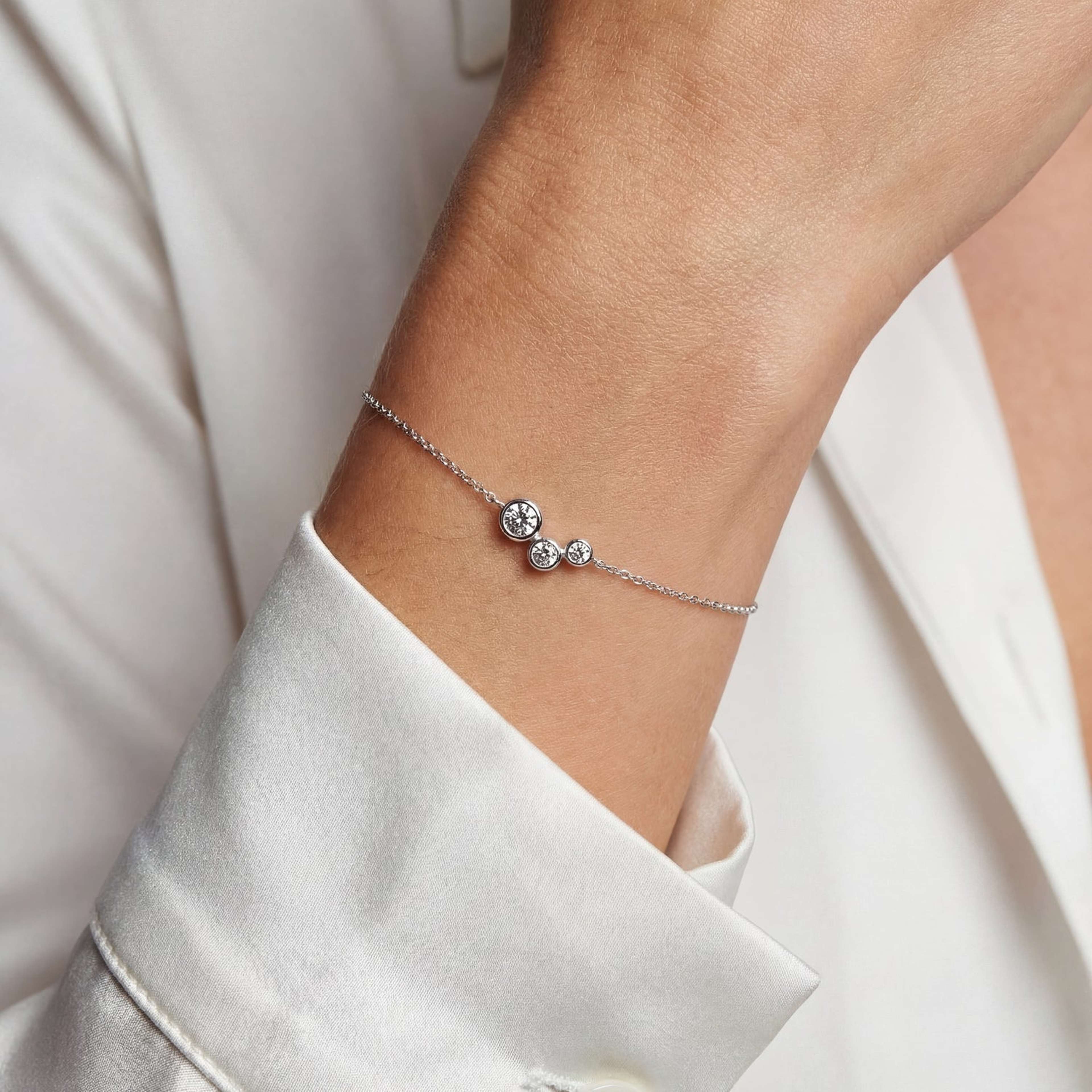 Armband Sardinien Tre, från Sif Jakobs Jewellery, i färgen 925 sterling silver. Klicka för att öppna bilden i stort format