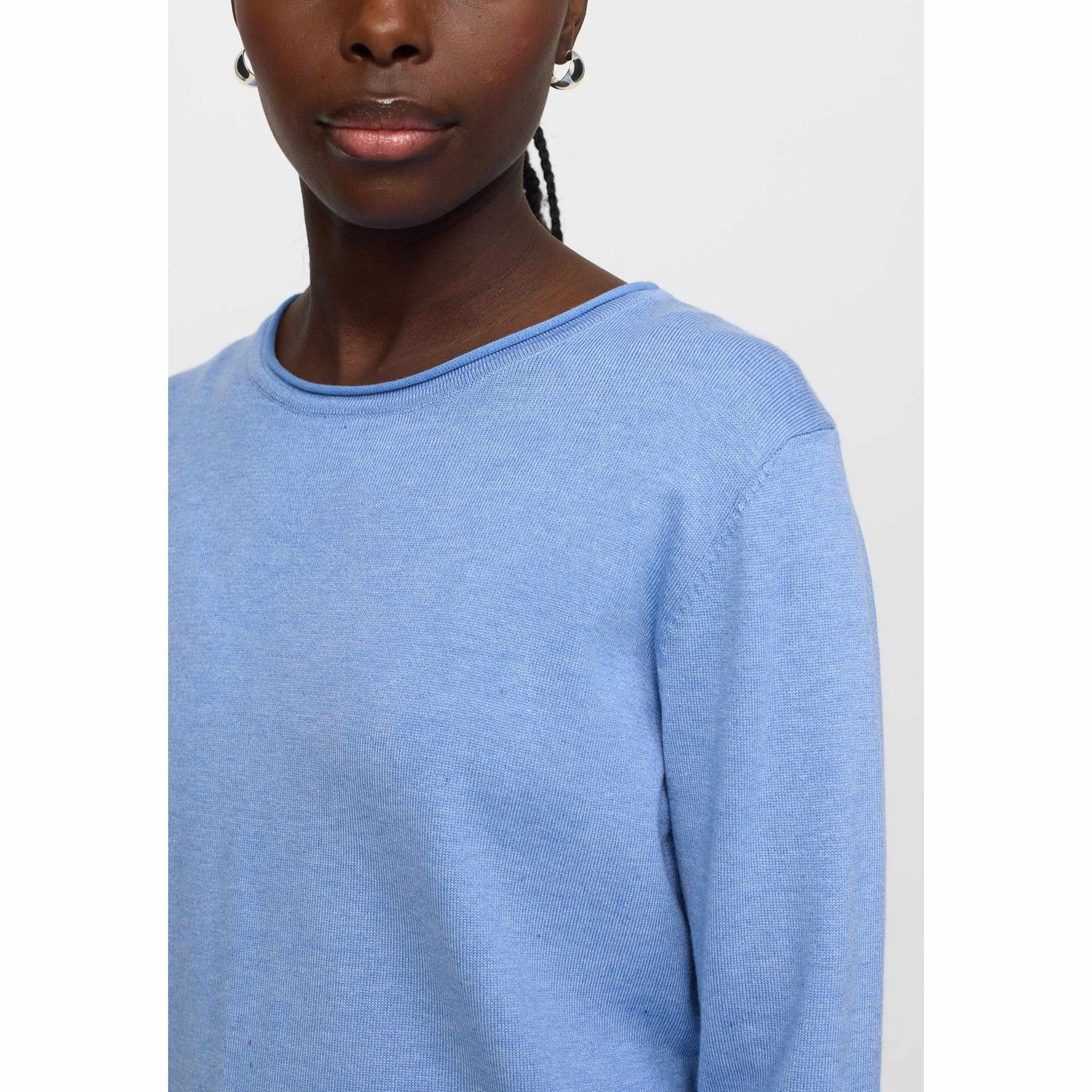 Srmarla O-neck Roll Edge Knit