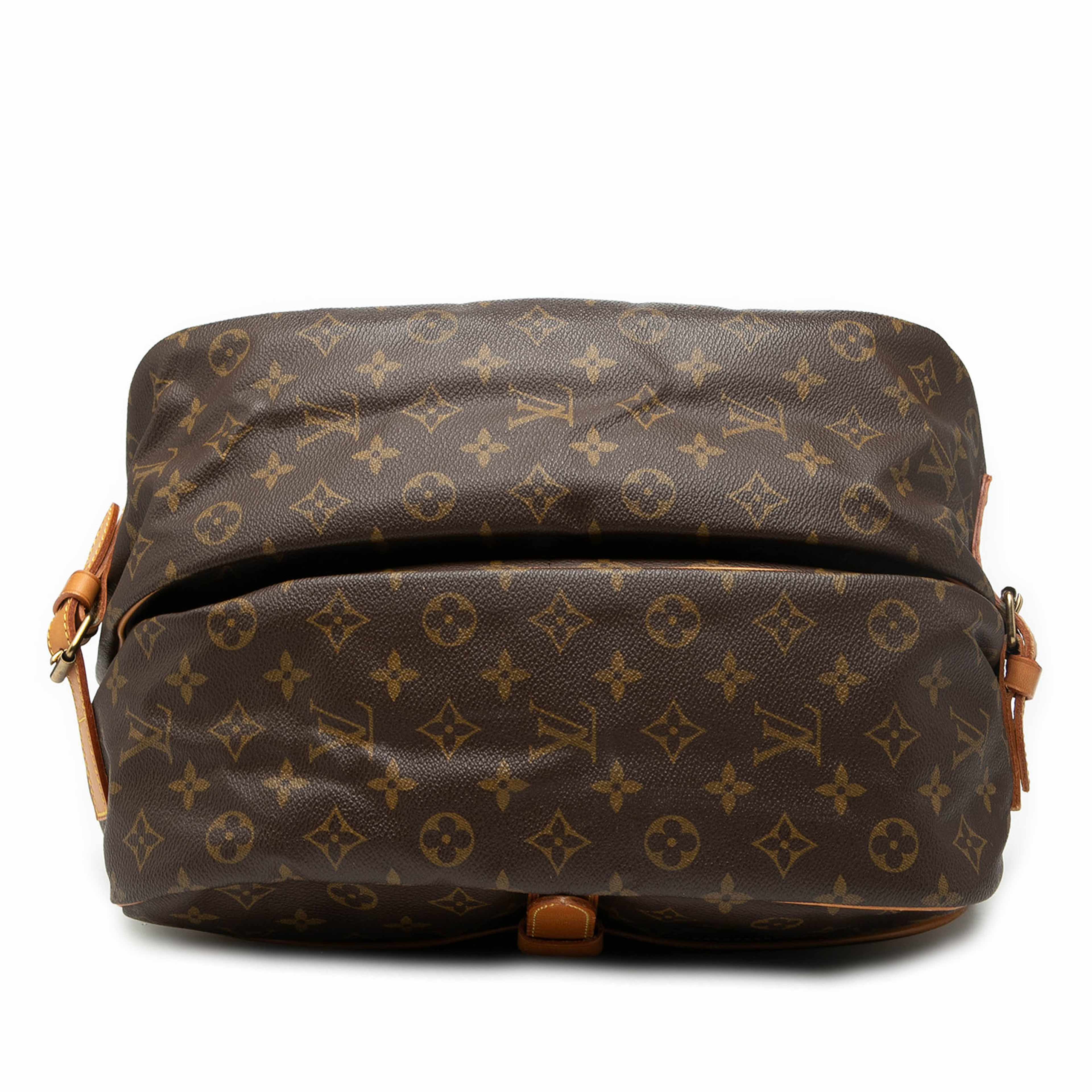 Louis Vuitton Monogram Saumur 35, från Luxclusif, i färgen brown. Klicka för att öppna bilden i stort format