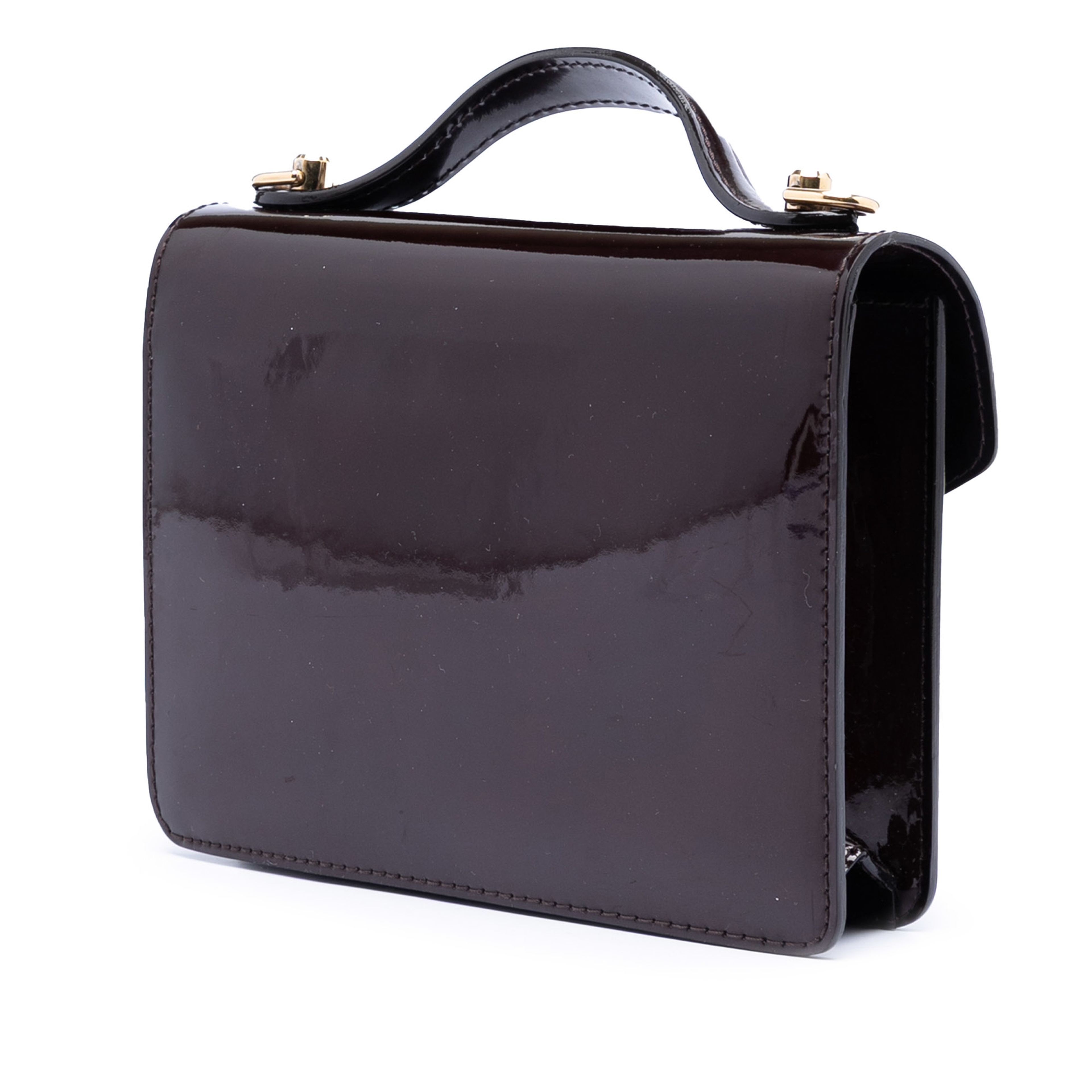 Louis Vuitton Vernis Monceau Bb, från Luxclusif, i färgen purple. Klicka för att öppna bilden i stort format