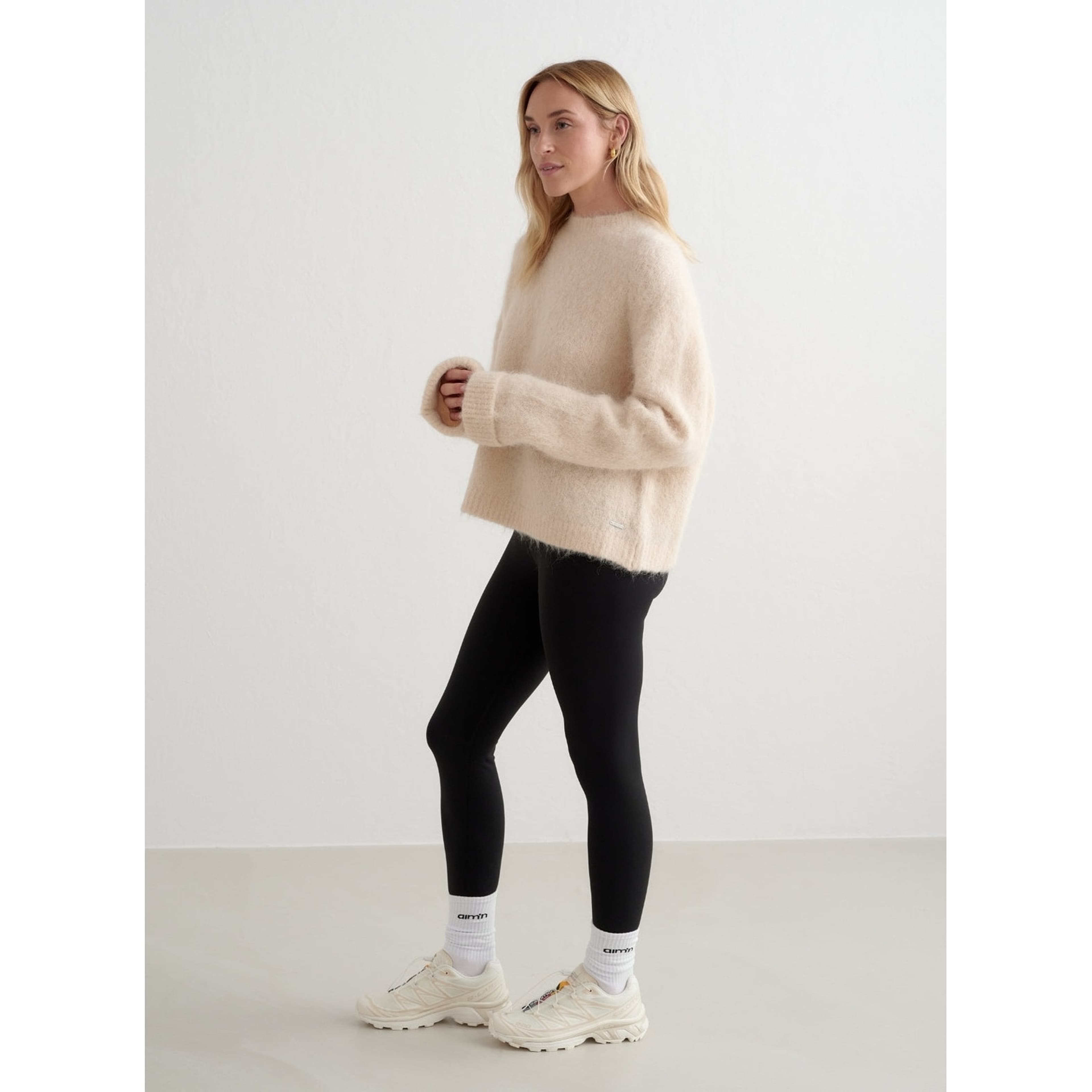 Café Au Lait Alpaca Knit Sweater