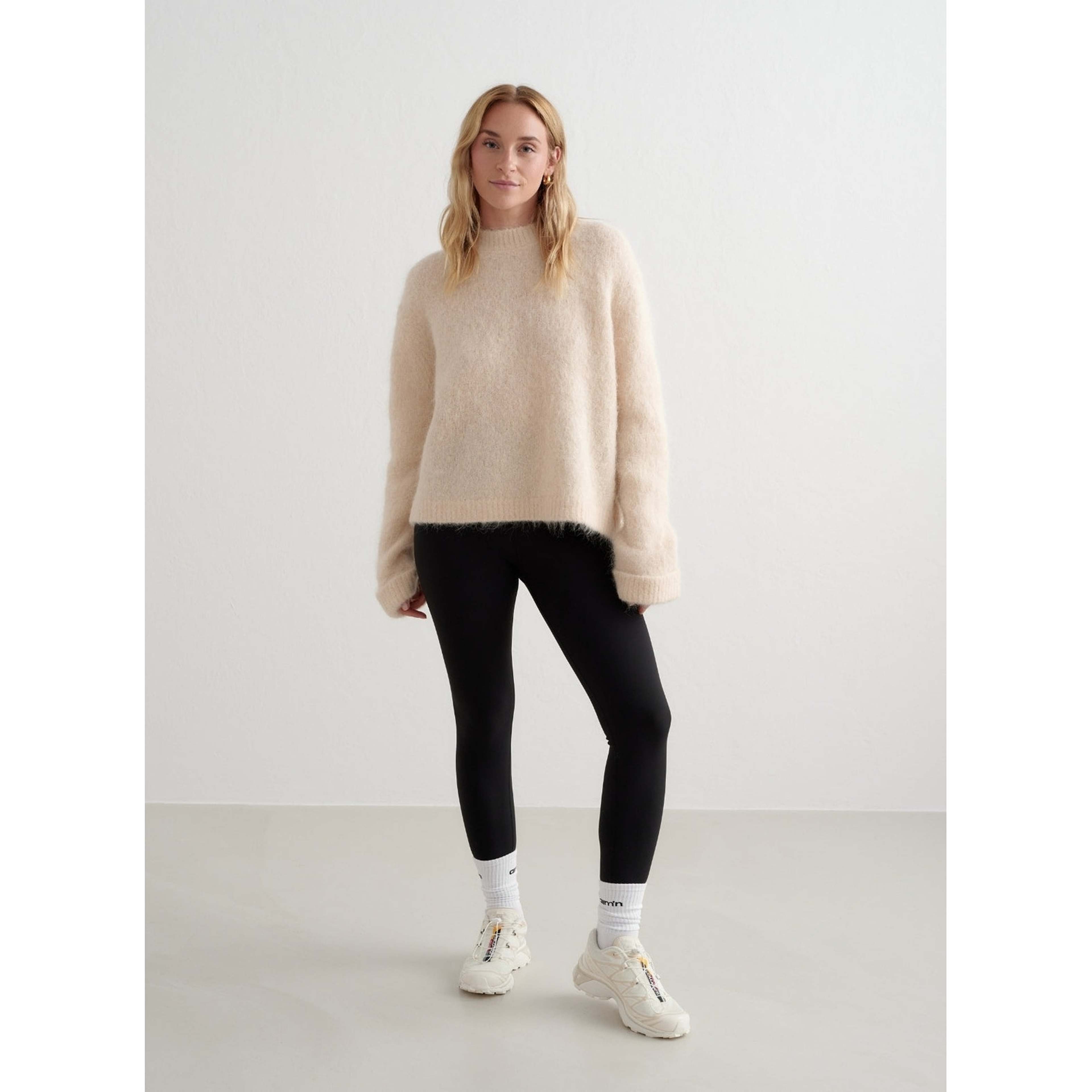 Café Au Lait Alpaca Knit Sweater