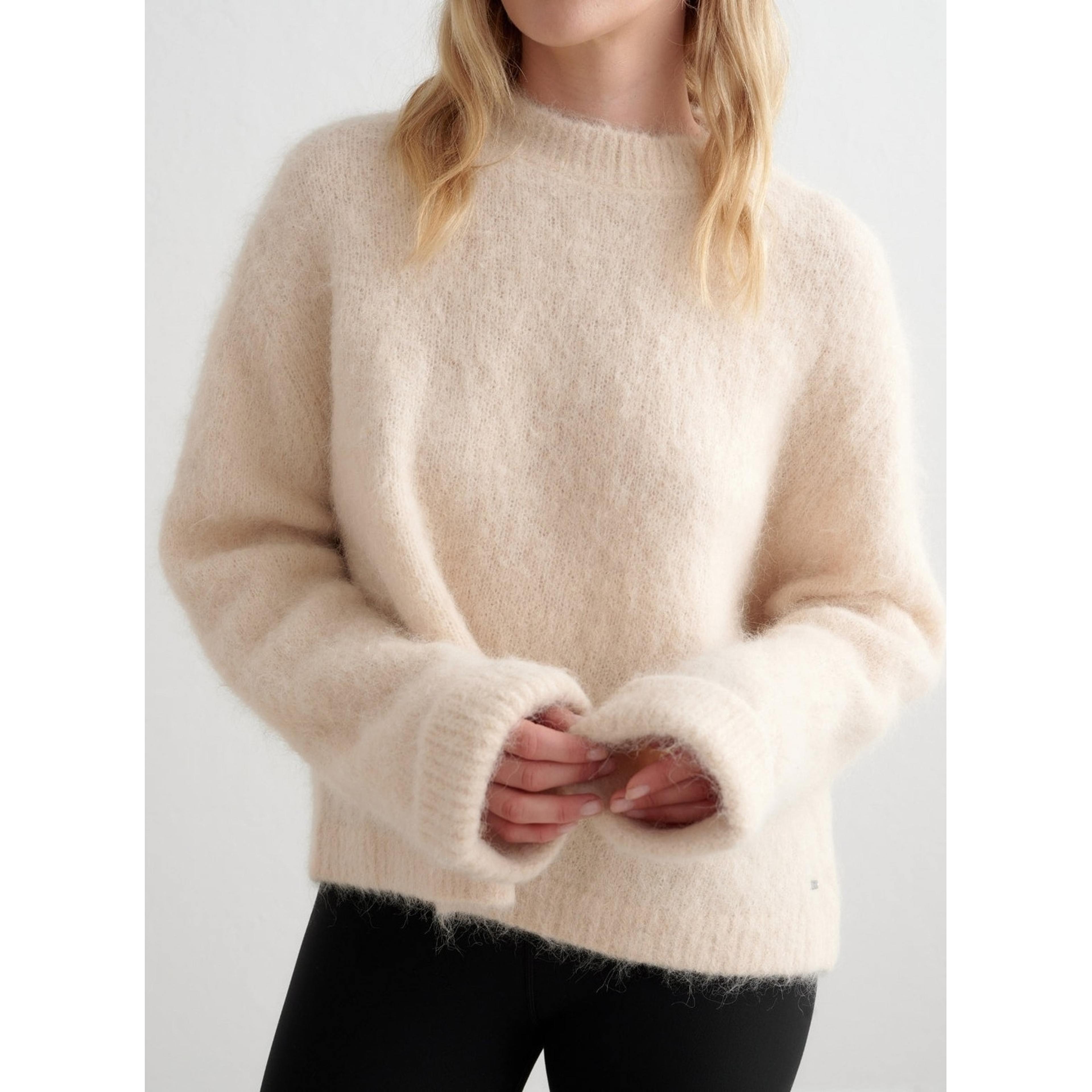 Café Au Lait Alpaca Knit Sweater