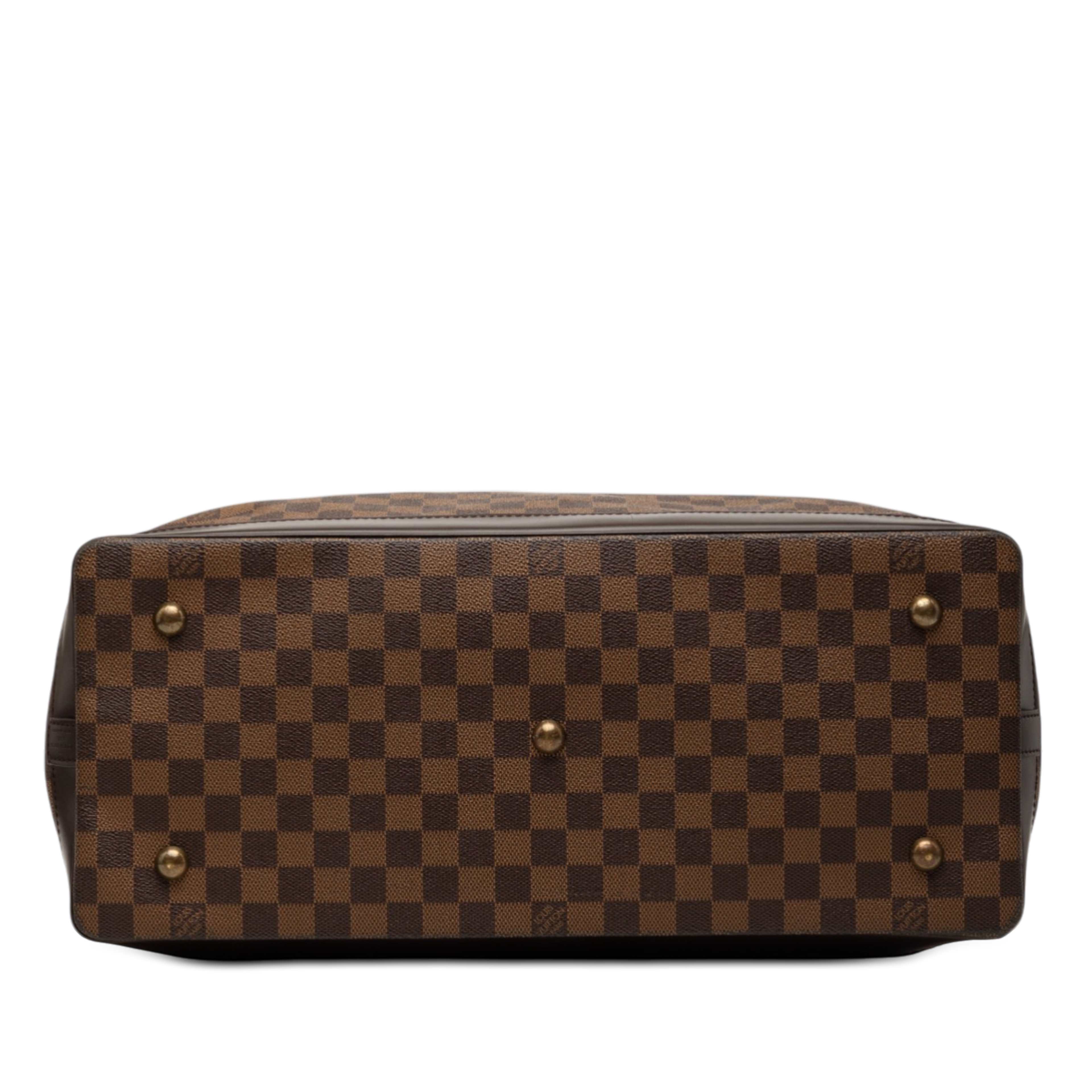 Louis Vuitton Damier Ebene West End Pm, från Luxclusif, i färgen brown. Klicka för att öppna bilden i stort format