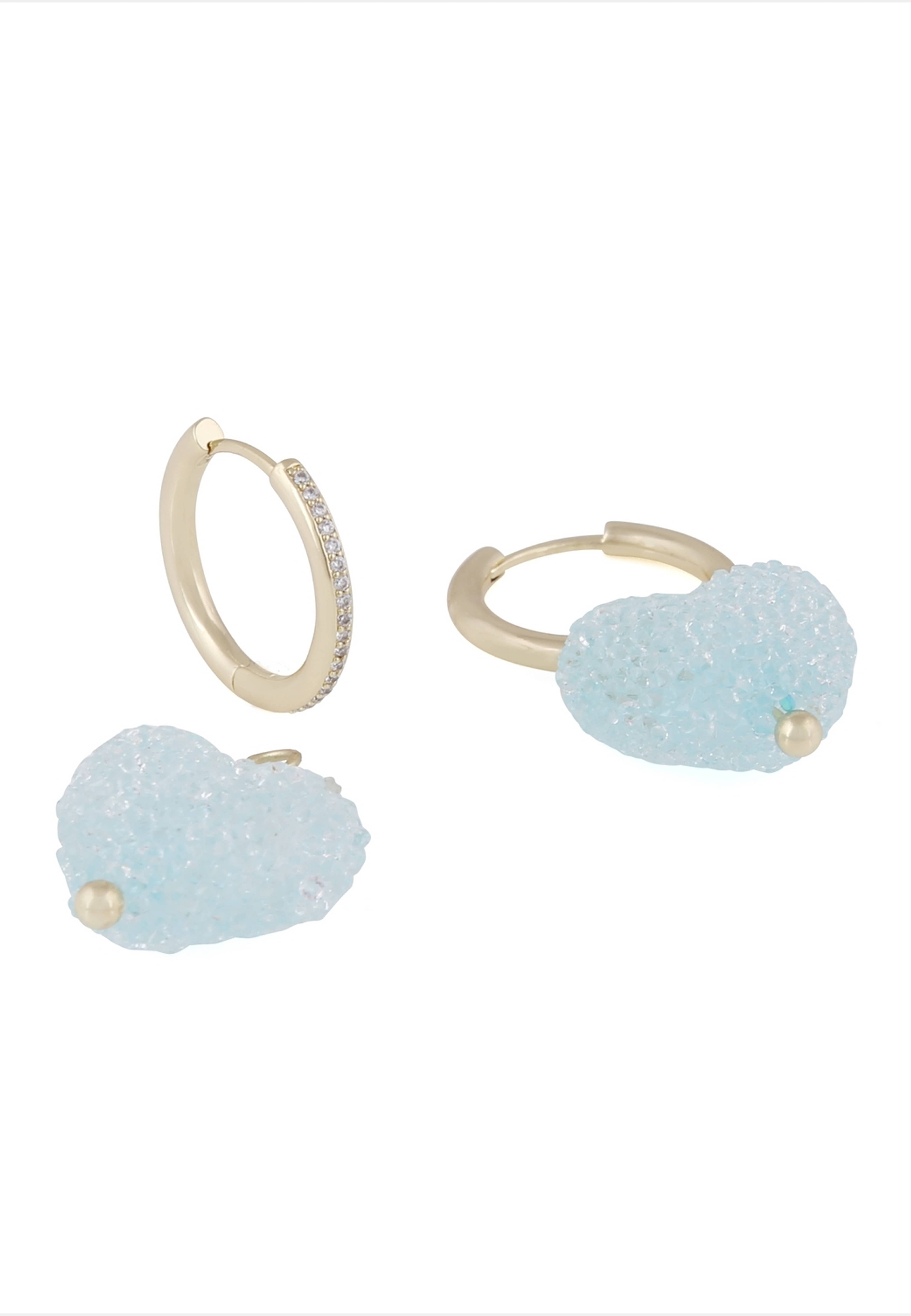 Sugar Hearts Pendant Ear