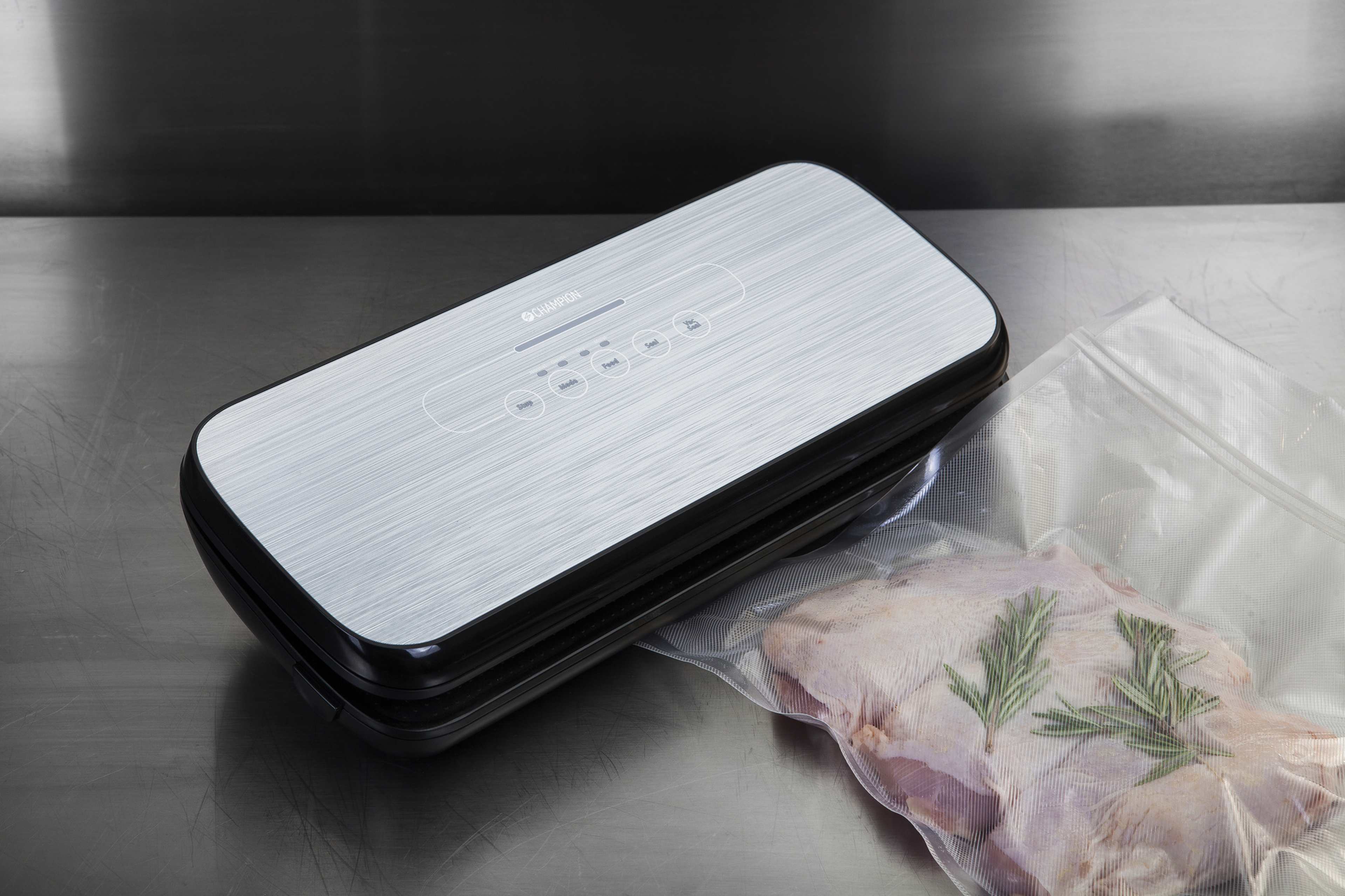 Paket Vakuumförpackare & Behållare, från Champion Nordic, i färgen rosfritt. Klicka för att öppna bilden i stort format