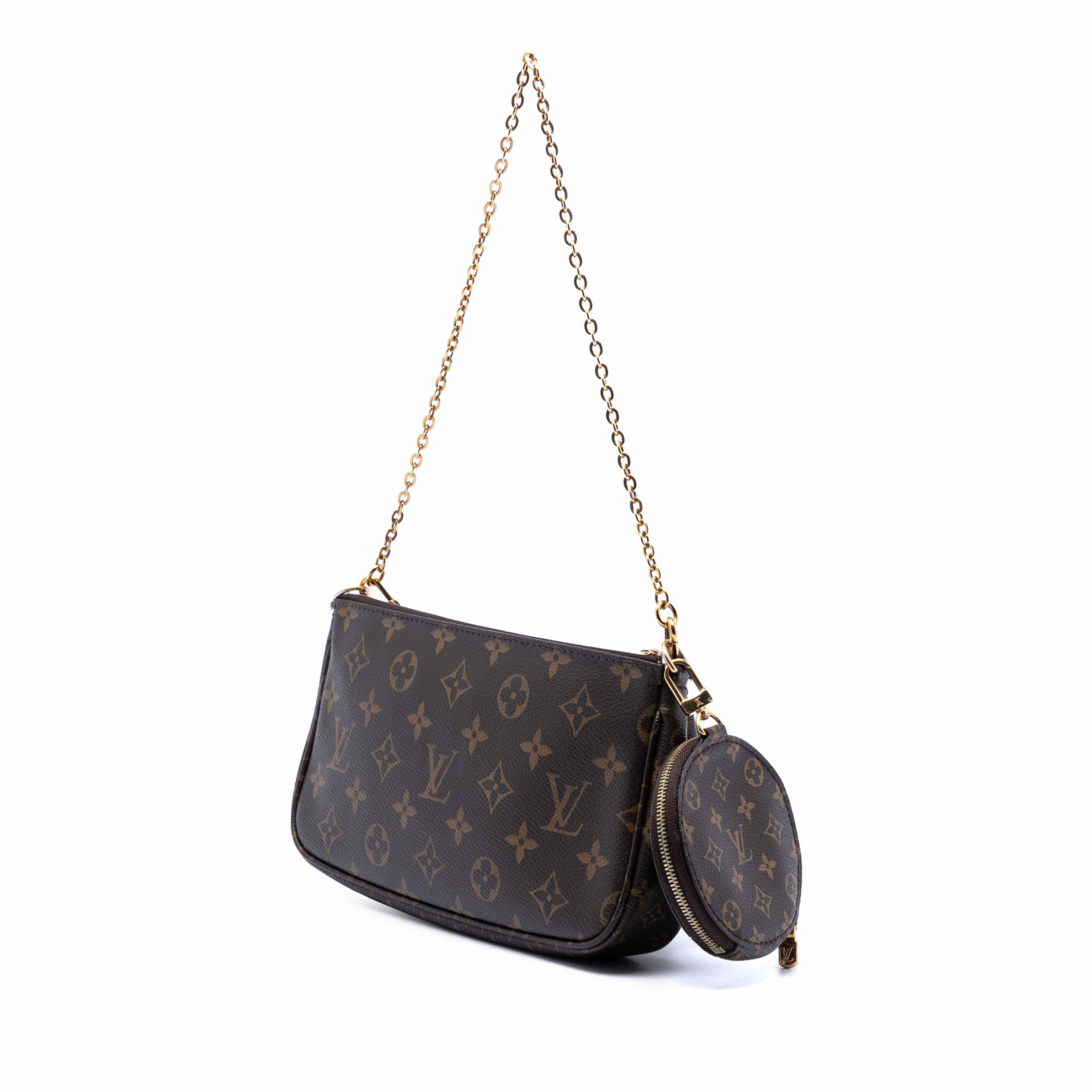 Louis Vuitton Monogram Multi Pochette Accessoires, från Luxclusif, i färgen brown. Klicka för att öppna bilden i stort format