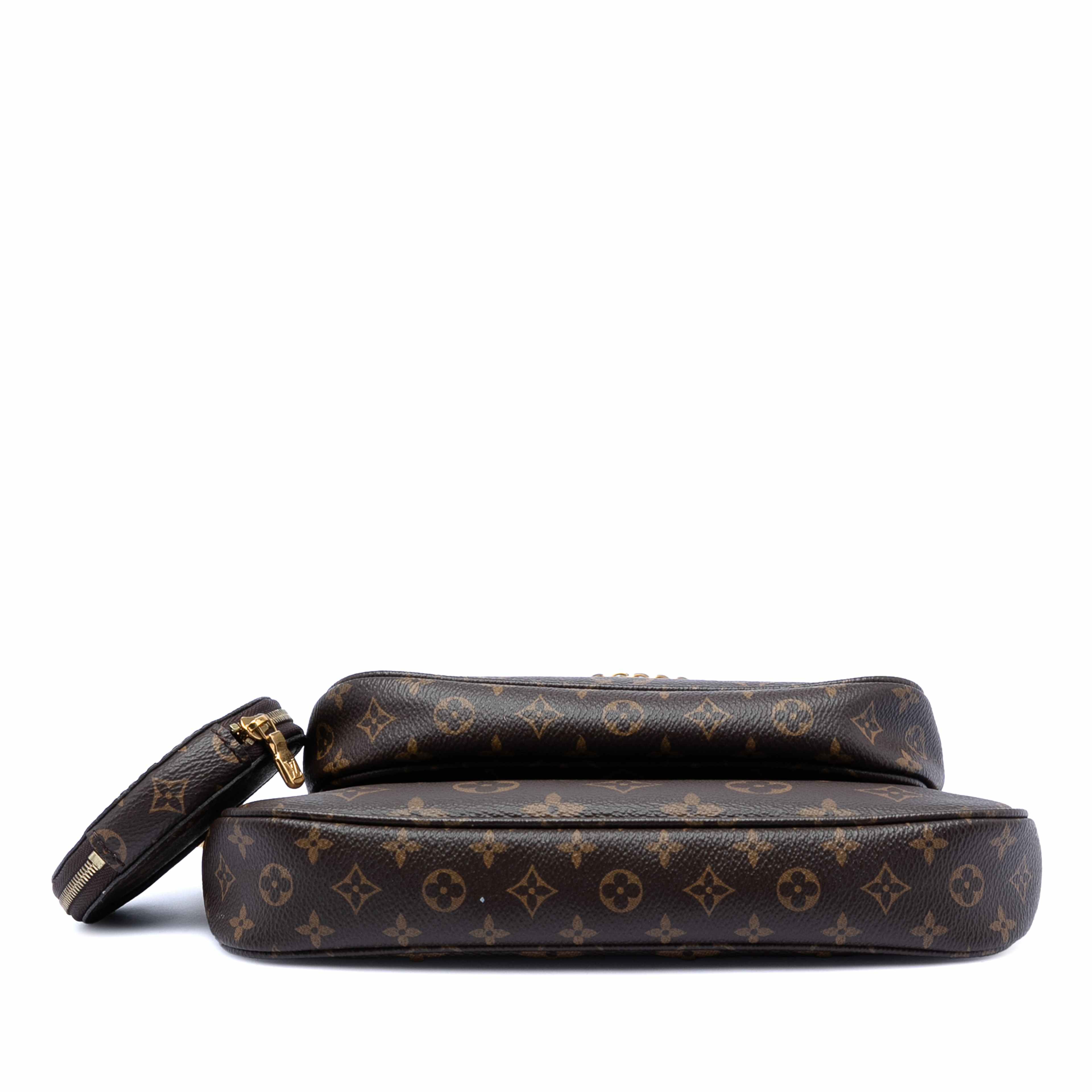 Louis Vuitton Monogram Multi Pochette Accessoires, från Luxclusif, i färgen brown. Klicka för att öppna bilden i stort format