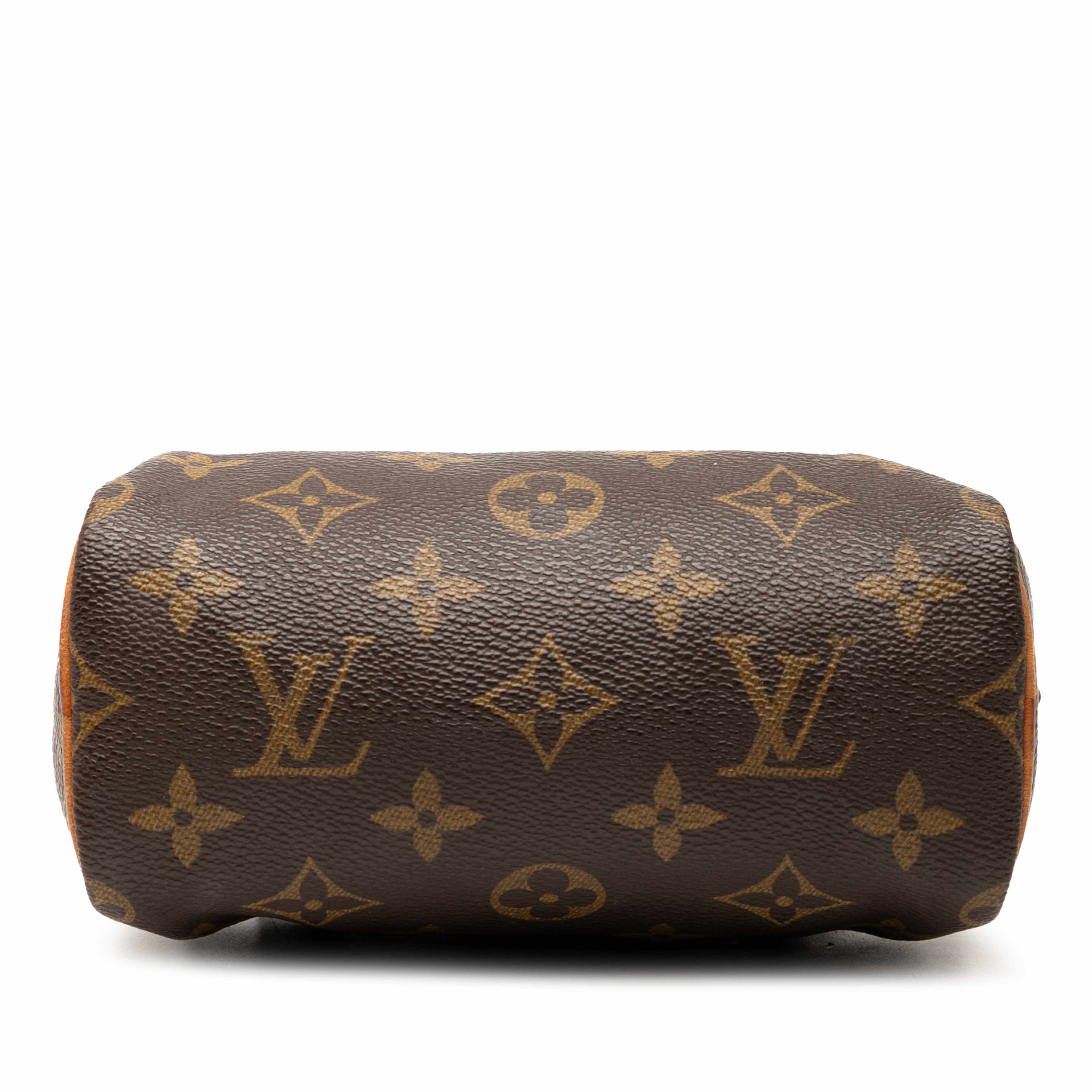 Louis Vuitton Monogram Mini Speedy Hl, från Luxclusif, i färgen brown. Klicka för att öppna bilden i stort format